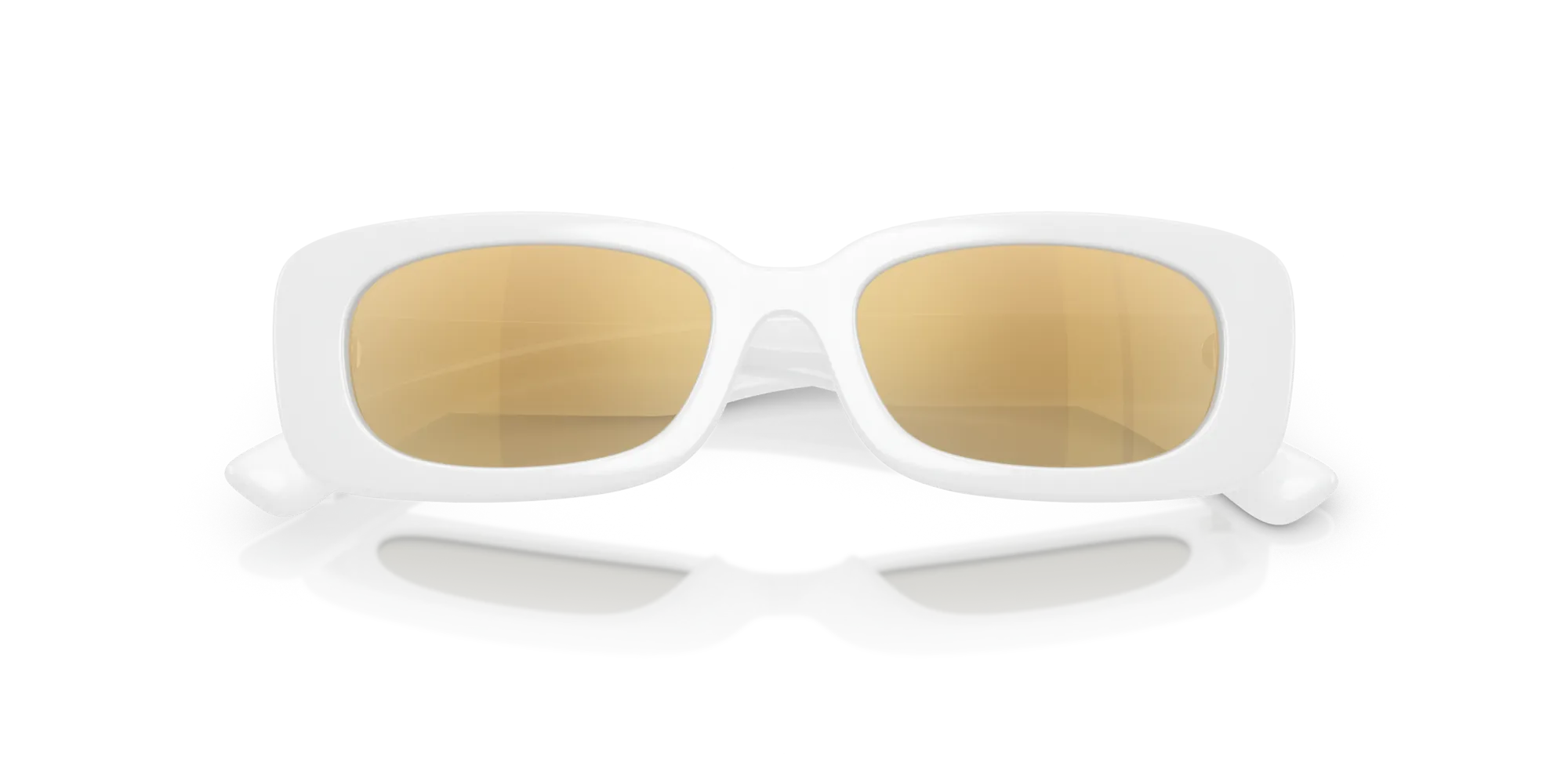 Dolce & Gabbana DX6006U 33127P Occhiali da sole Iniettato Bianco Marrone Squadrata Specchiate - immagine 2