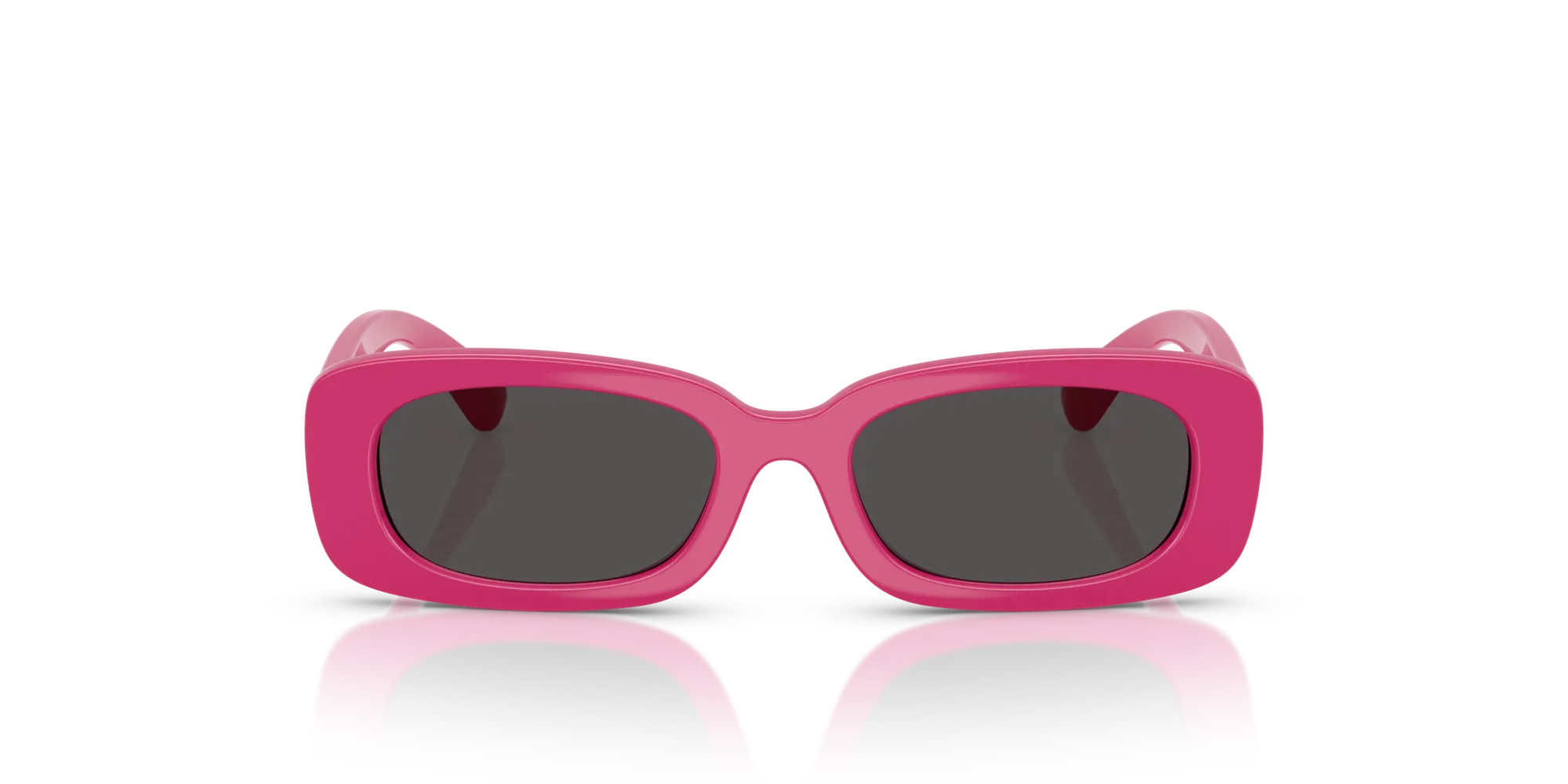 Dolce & Gabbana DX6006U 309887 Occhiali da sole Iniettato Rosa Grigio Squadrata Normale - immagine 3