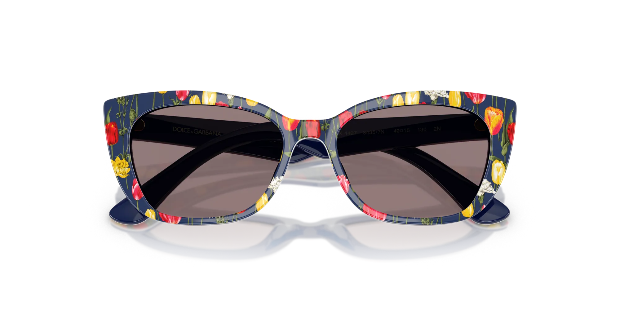 Dolce & Gabbana DX4427 34357N Occhiali da sole bambino Acetato Blu Marrone Cat Eye Normale - immagine 2