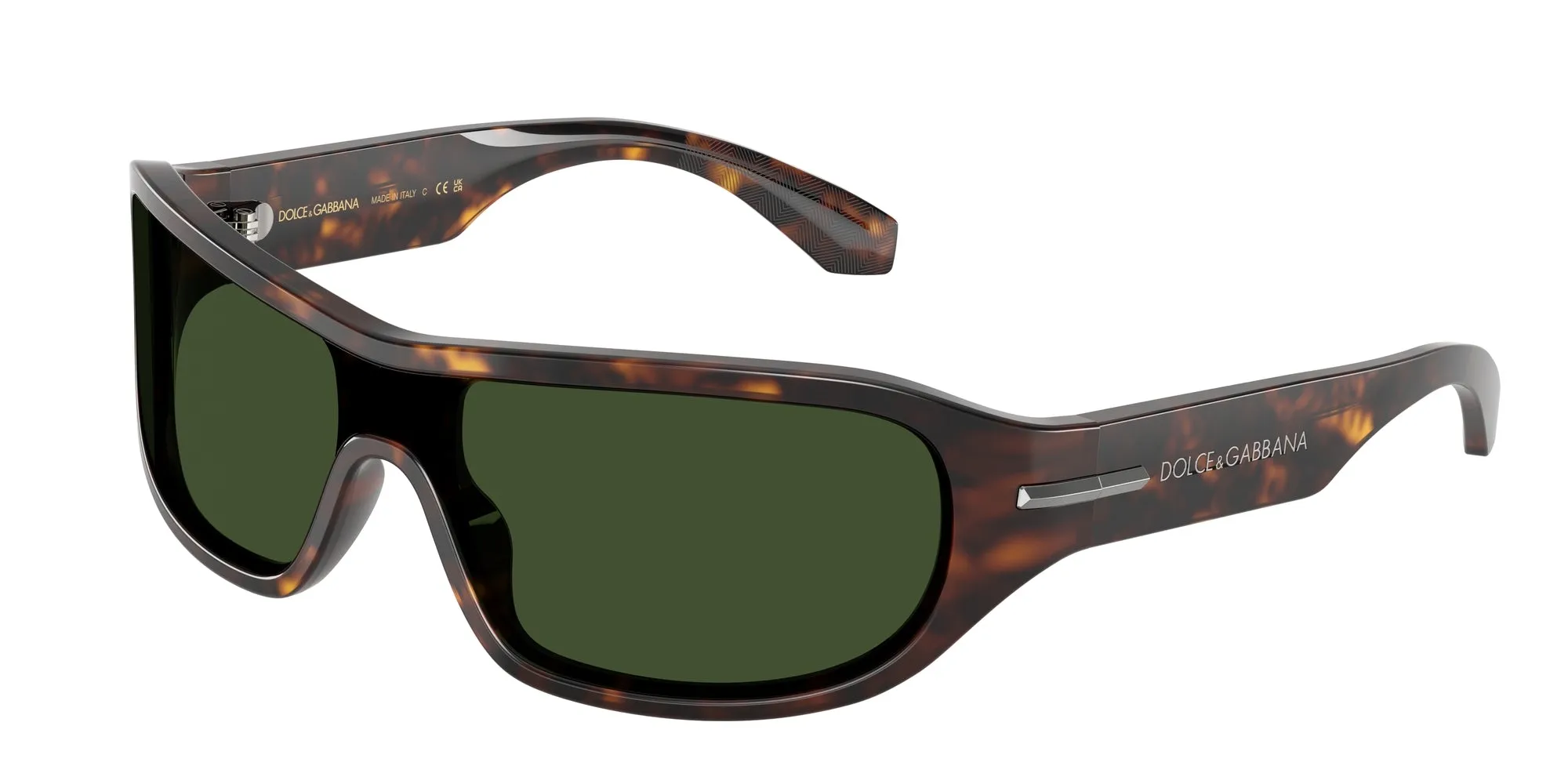 Dolce & Gabbana DG4486 502/71 Occhiali da sole Acetato Tartaruga Verde Squadrata Normale - immagine 1