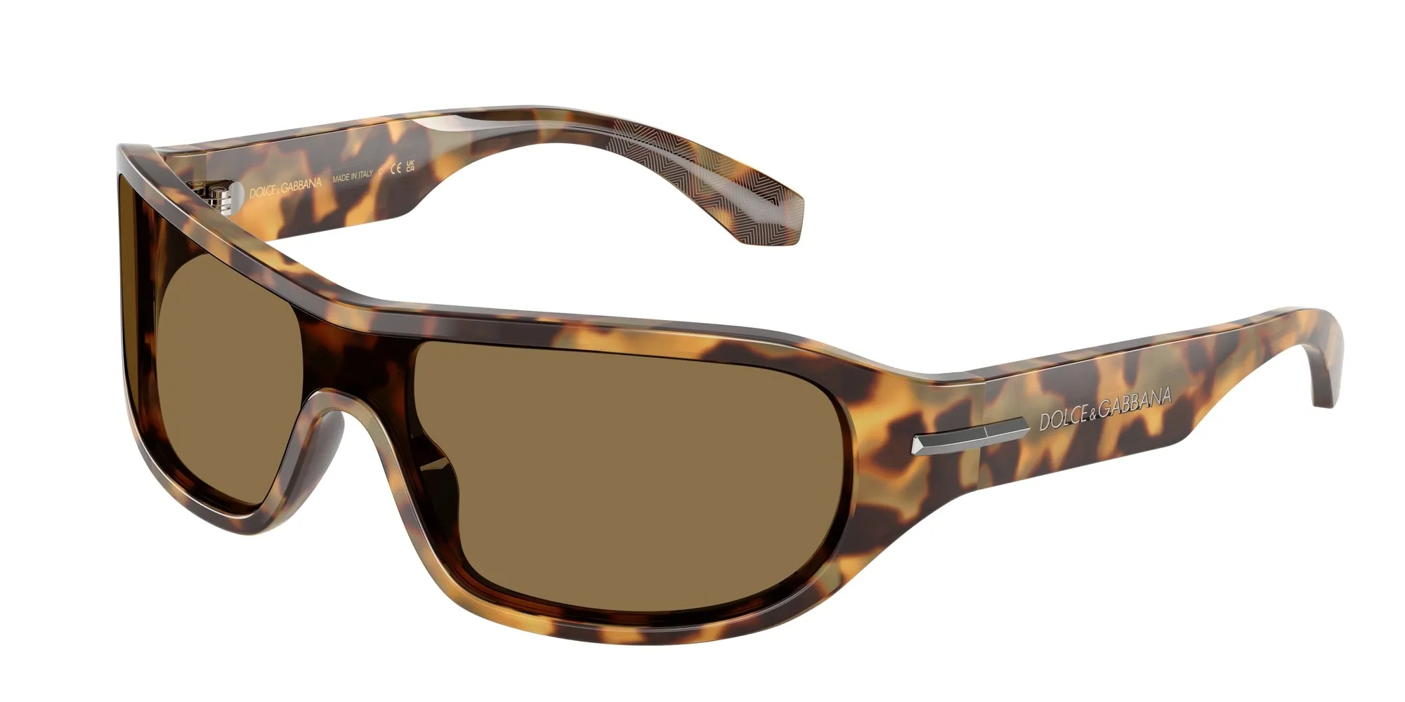 Dolce & Gabbana DG4486 343773 Occhiali da sole Acetato Tartaruga Marrone Squadrata Normale - immagine 1