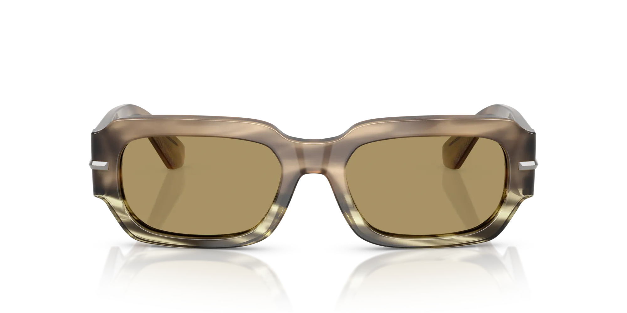 Dolce & Gabbana DG4485 3439/2 Occhiali da sole Acetato Marrone Verde Squadrata Normale - immagine 3
