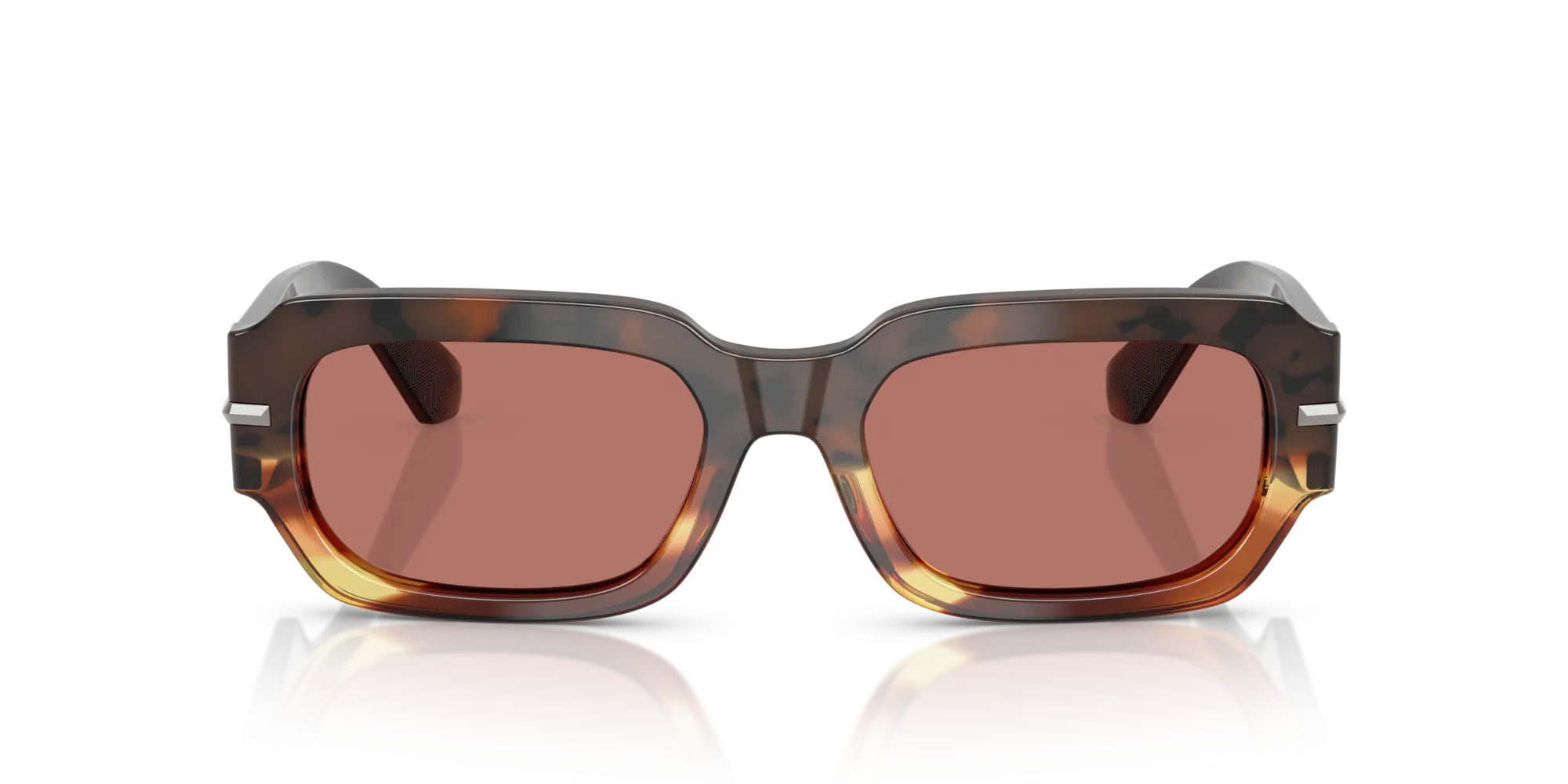 Dolce & Gabbana DG4485 3438M6 Occhiali da sole Acetato Marrone Bordeaux Squadrata Normale - immagine 3