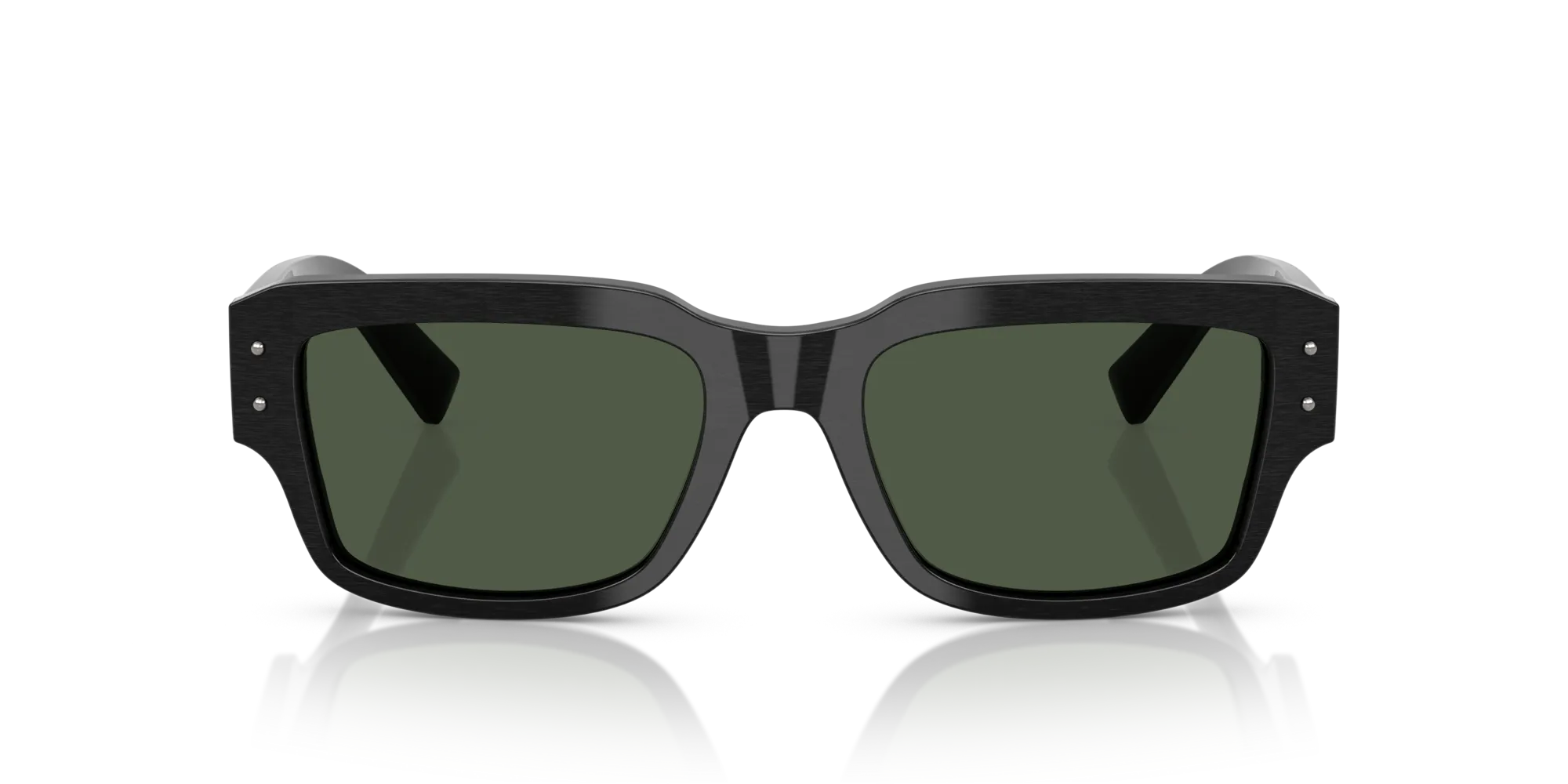 Dolce & Gabbana DG4483 28209A Occhiali da sole Acetato Nero Verde Squadrata Polarizzata - immagine 3