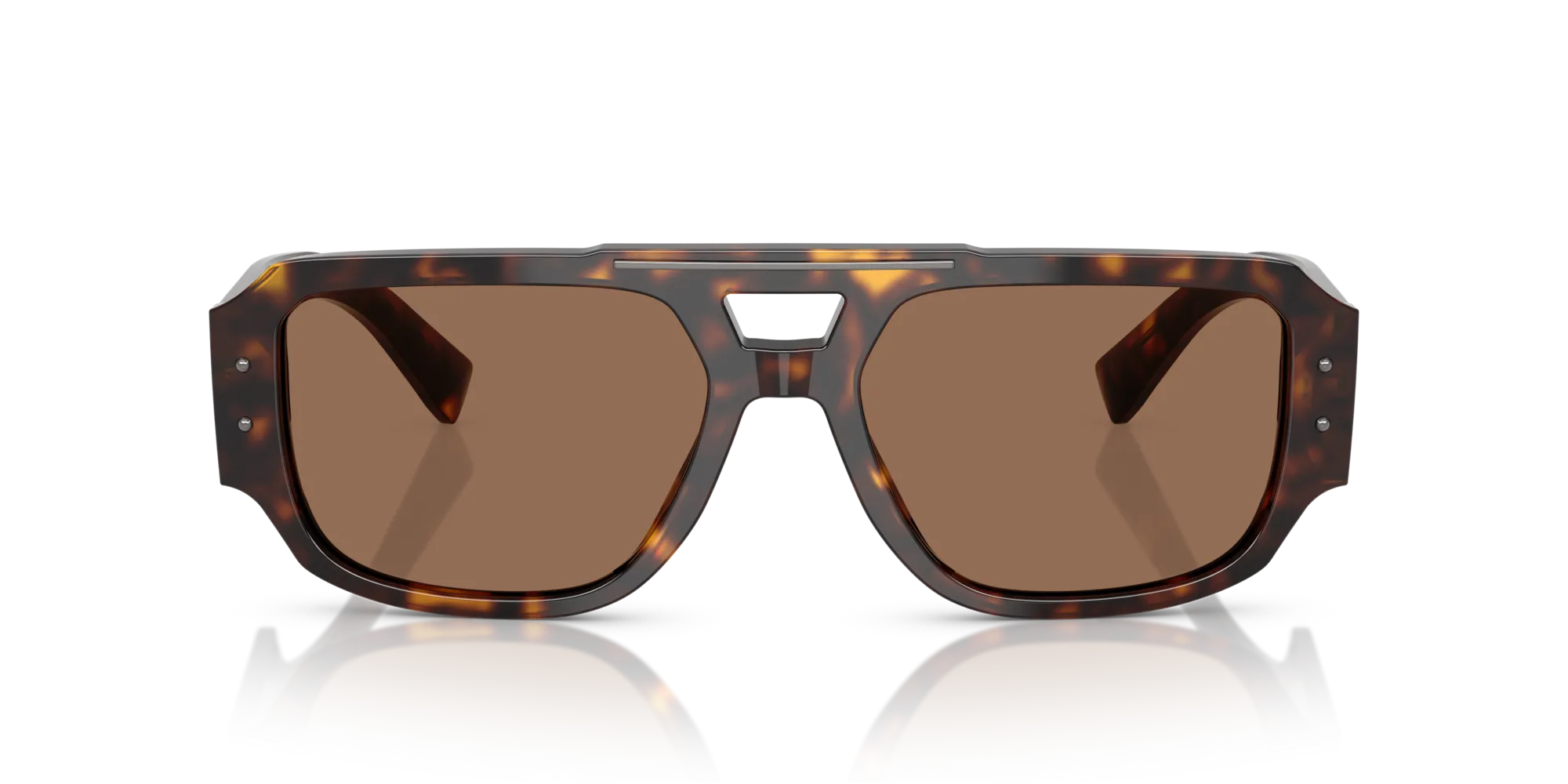 Dolce & Gabbana DG4482 502/73 Occhiali da sole Acetato Tartaruga Marrone Pilot Normale - immagine 3