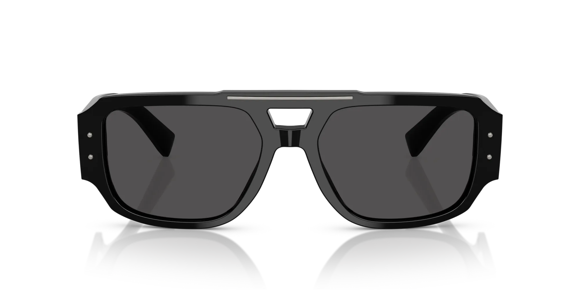 Dolce & Gabbana DG4482 501/87 Occhiali da sole Acetato Nero Grigio Pilot Normale - immagine 3