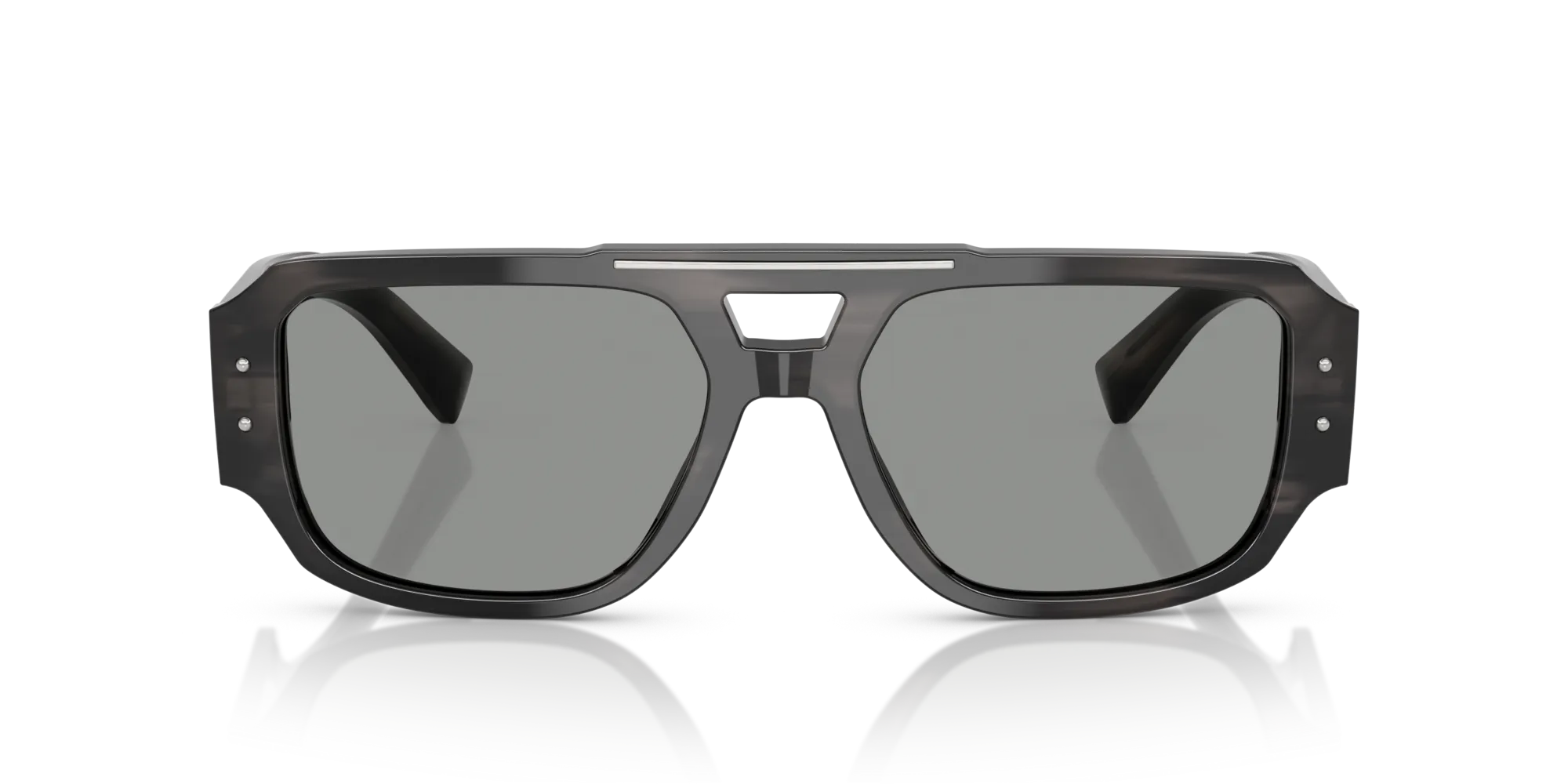 Dolce & Gabbana DG4482 3440/1 Occhiali da sole Acetato Grigio Grigio Pilot Normale - immagine 3