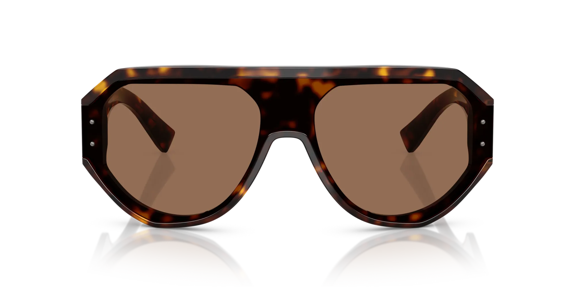 Dolce & Gabbana DG4481 502/73 Occhiali da sole Acetato Tartaruga Marrone Pilot Normale - immagine 3