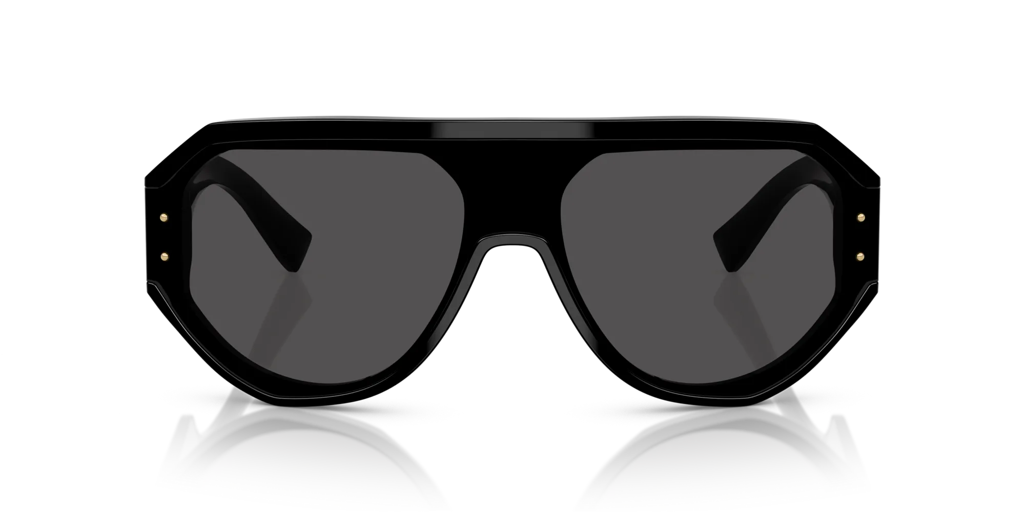 Dolce & Gabbana DG4481 501/87 Occhiali da sole Acetato Nero Grigio Pilot Normale - immagine 3