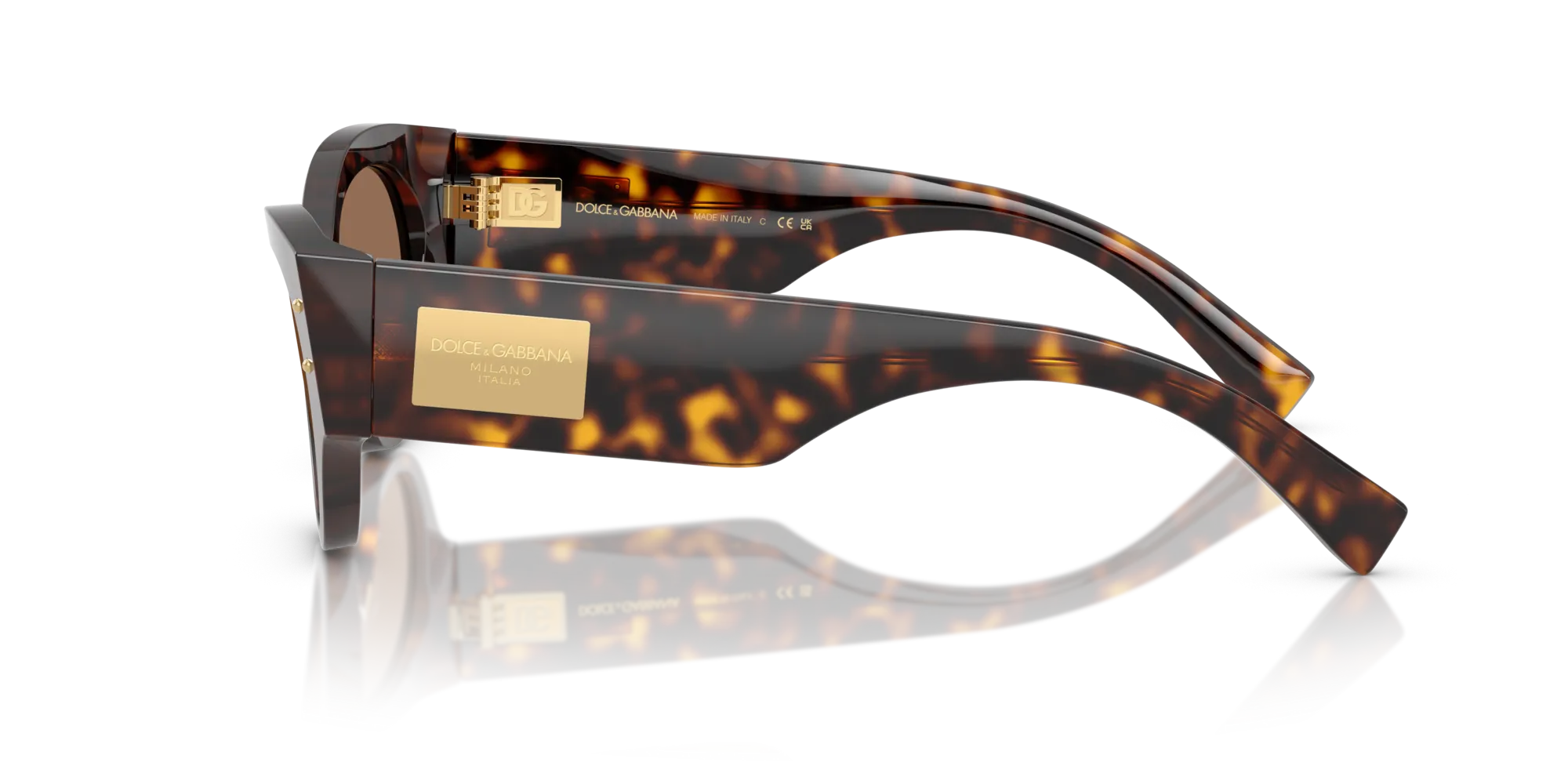 Dolce & Gabbana DG4480 502/73 Occhiali da sole Acetato Tartaruga Marrone Farfalla Normale - immagine 4