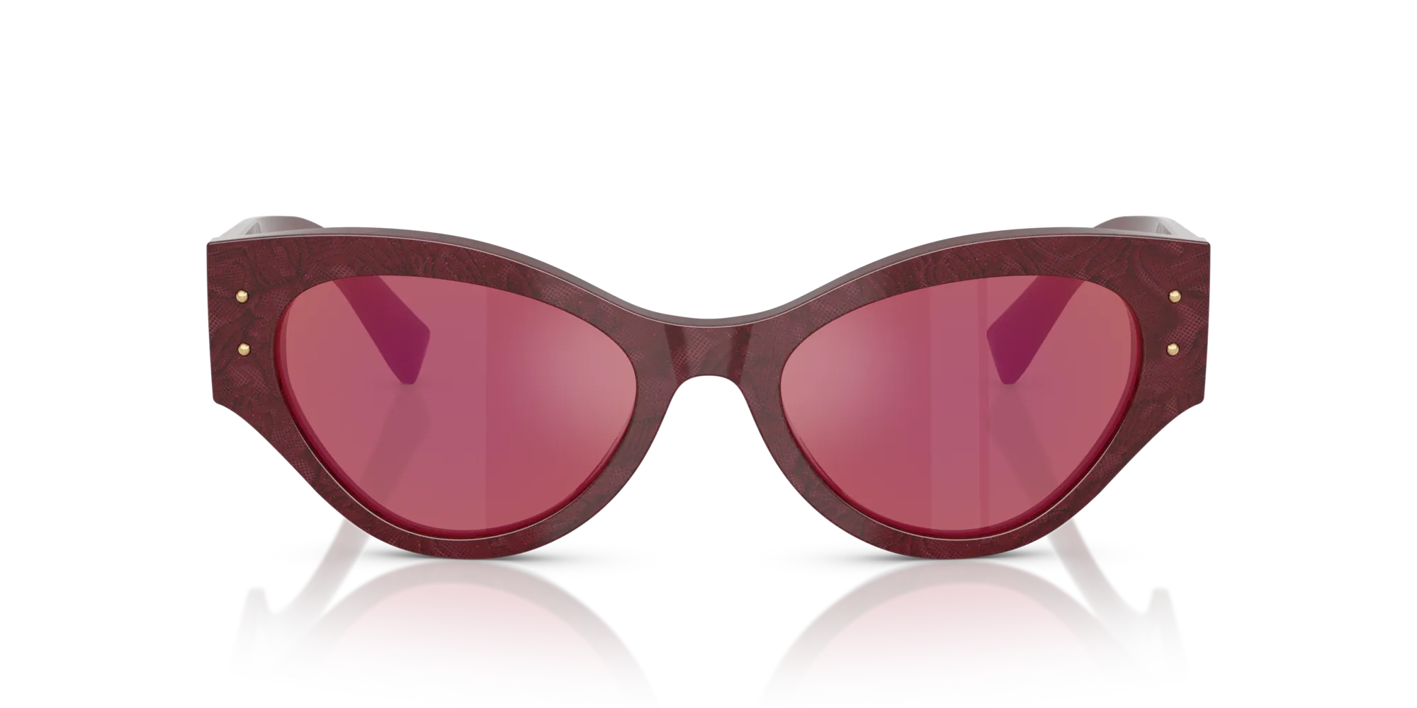 Dolce & Gabbana DG4480 3442D0 Occhiali da sole Acetato Multi-colore Viola Farfalla Specchiate - immagine 3
