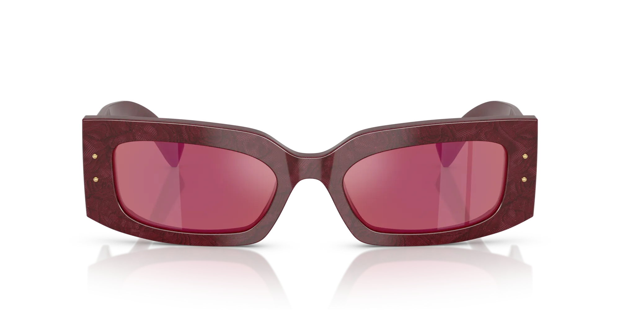 Dolce & Gabbana DG4479 3442D0 Occhiali da sole Acetato Multi-colore Viola Squadrata Specchiate - immagine 3