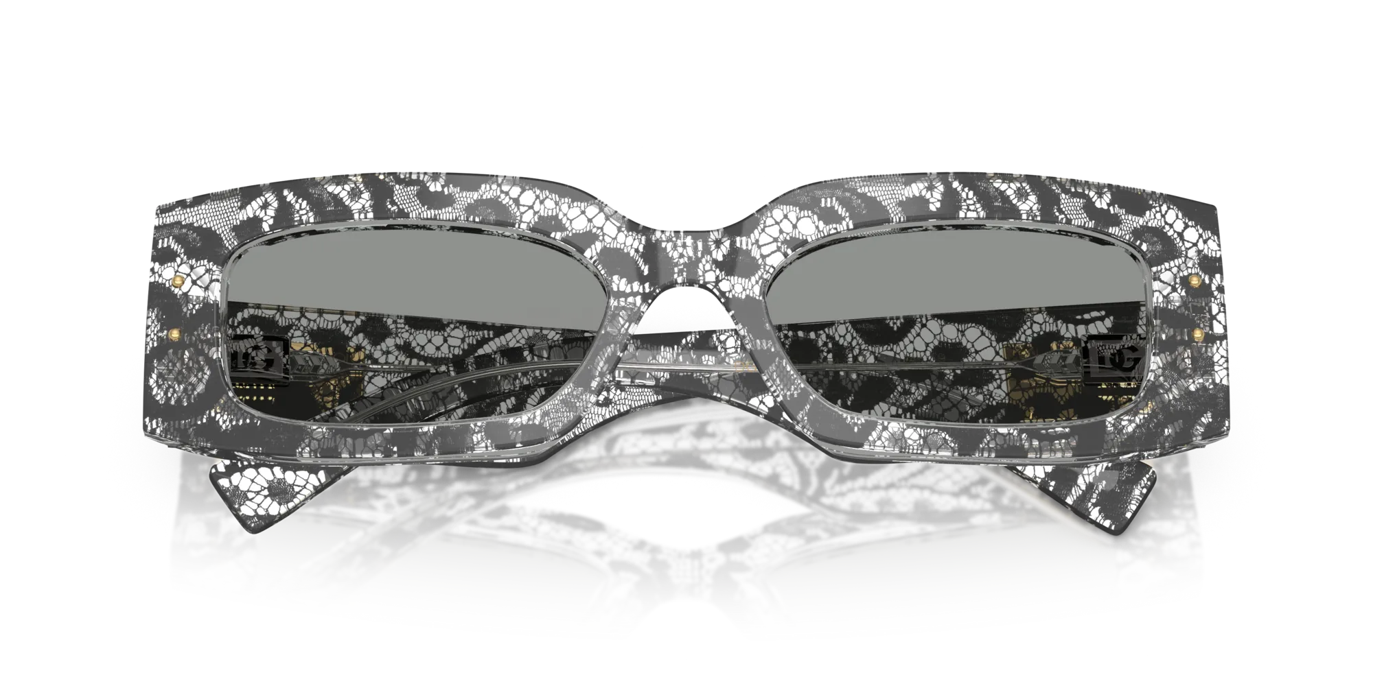 Dolce & Gabbana DG4479 3287/1 Occhiali da sole Acetato Nero Grigio Squadrata Normale - immagine 2