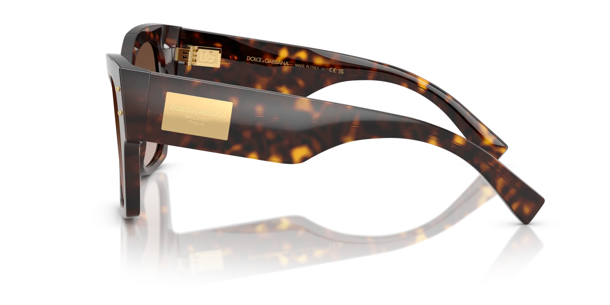 Dolce & Gabbana DG4478 502/13 Occhiali da sole Acetato Tartaruga Marrone Cat Eye Normale Sfumato - immagine 4