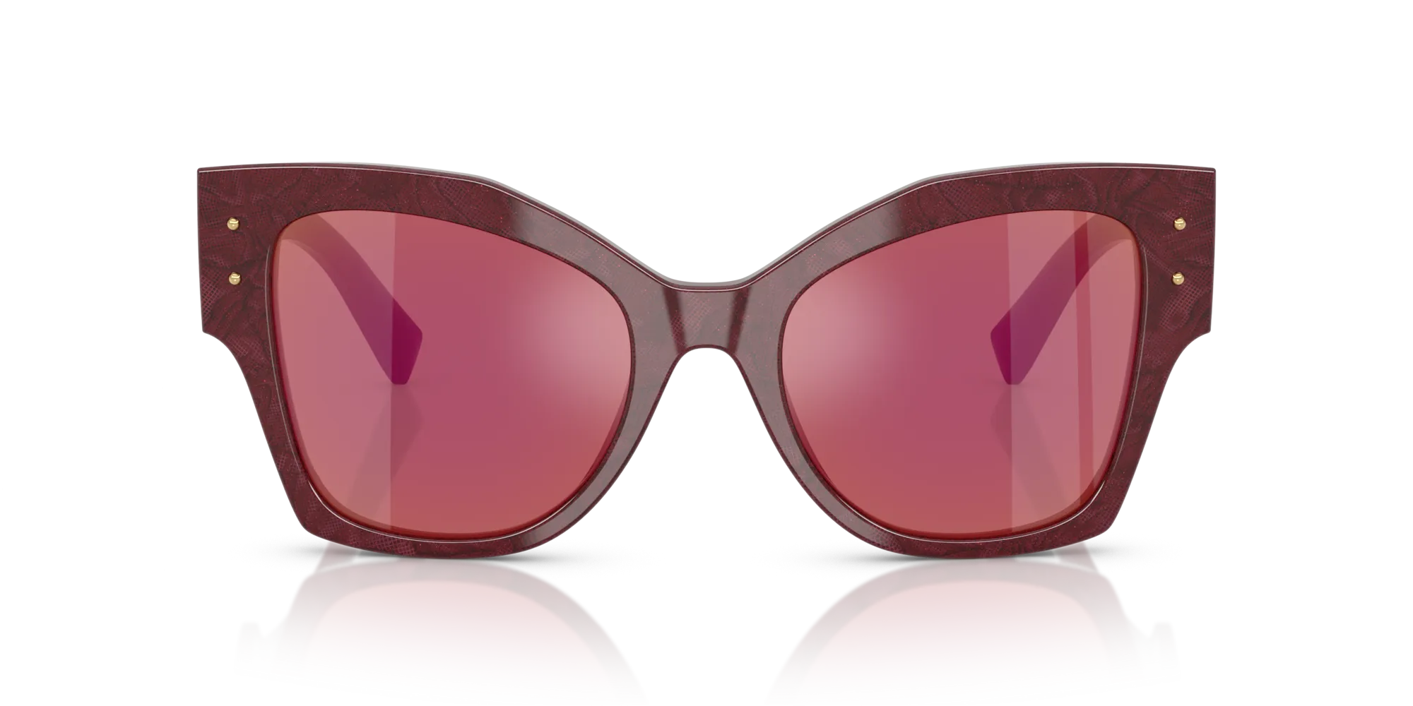 Dolce & Gabbana DG4478 3442D0 Occhiali da sole Acetato Multi-colore Viola Cat Eye Specchiate - immagine 3
