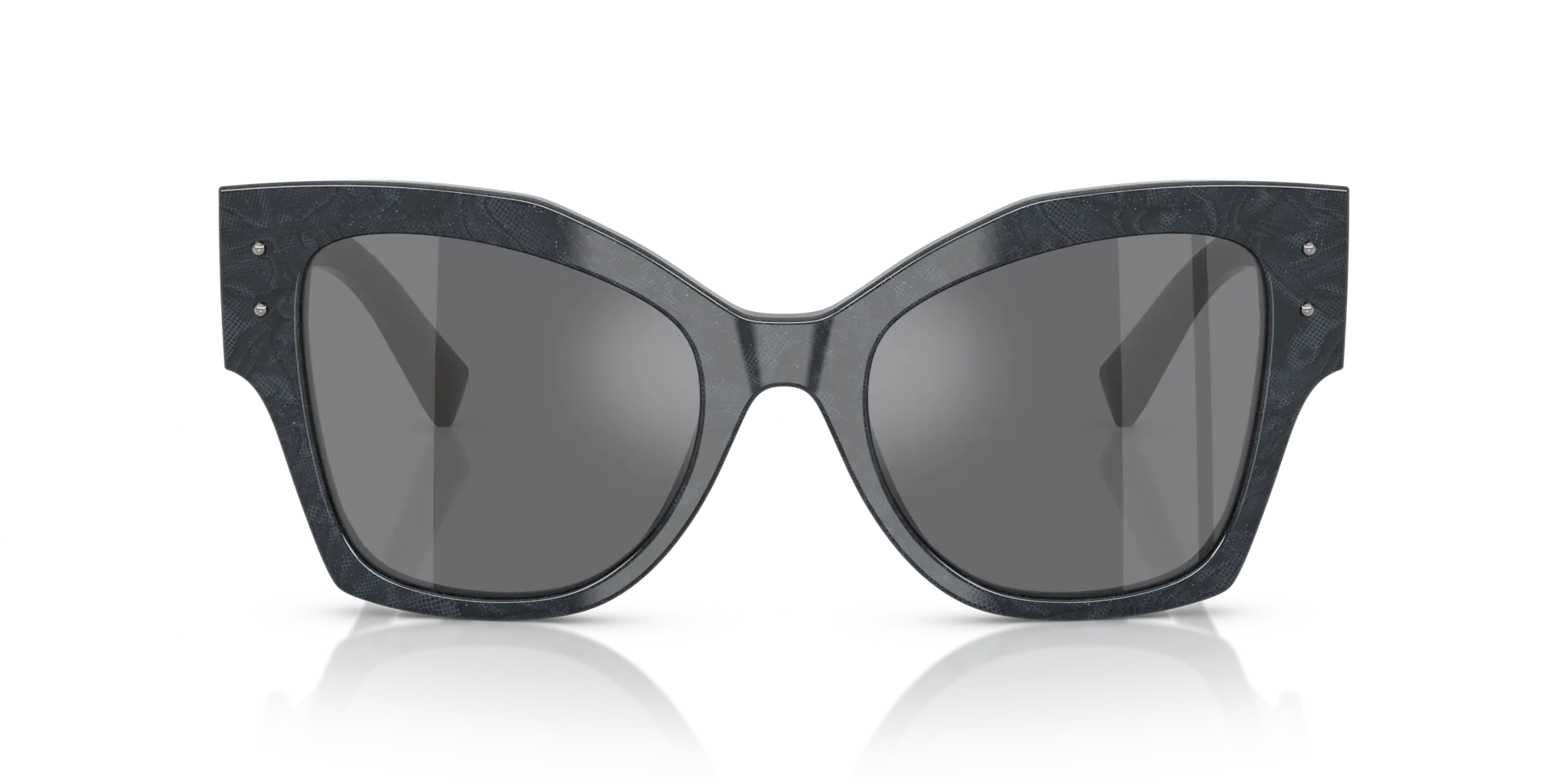 Dolce & Gabbana DG4478 34416V Occhiali da sole Acetato Multi-colore Grigio Cat Eye Normale - immagine 3