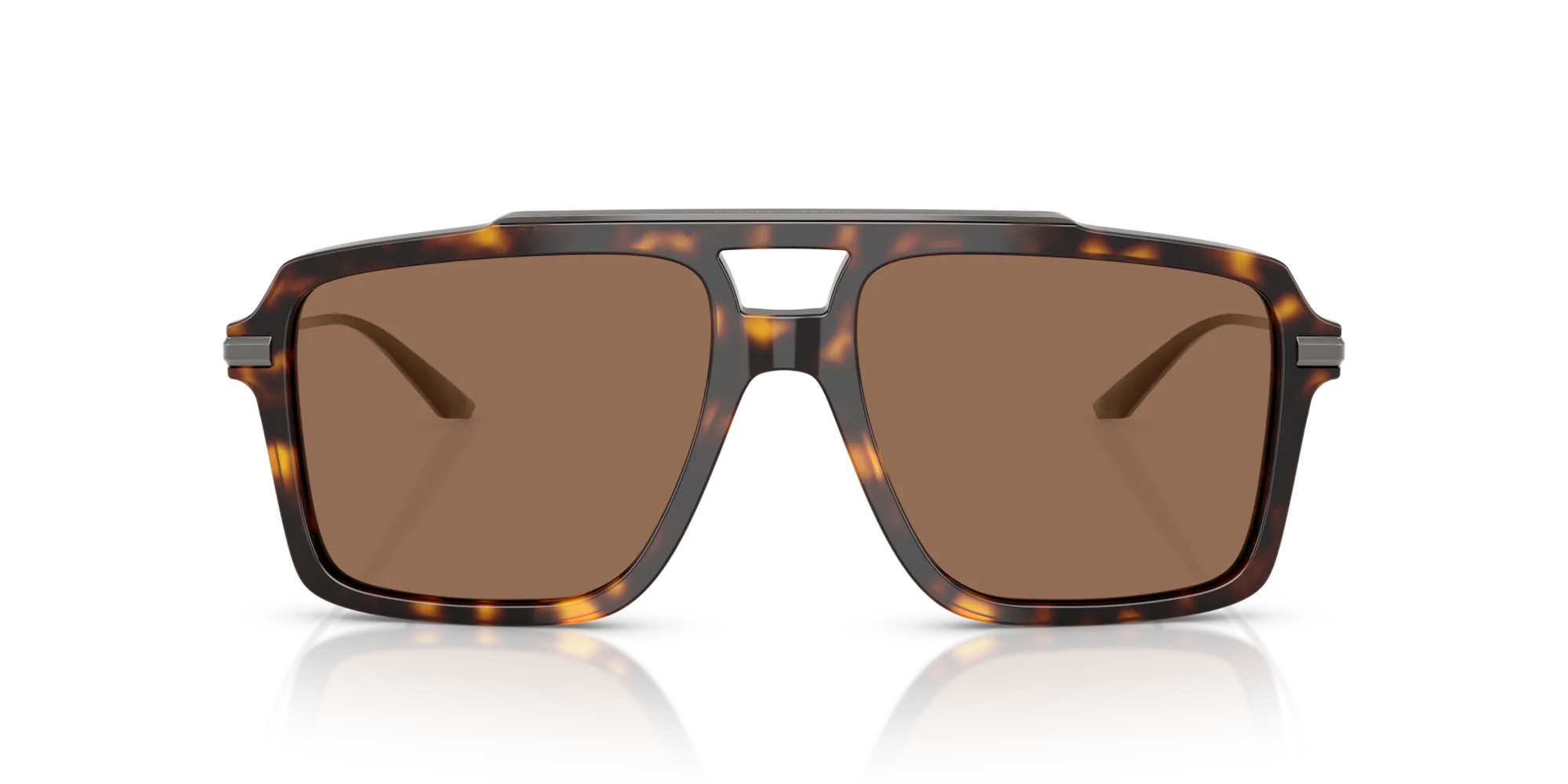 Dolce & Gabbana DG4477 502/73 Occhiali da sole Acetato Tartaruga Marrone Pilot Normale - immagine 3