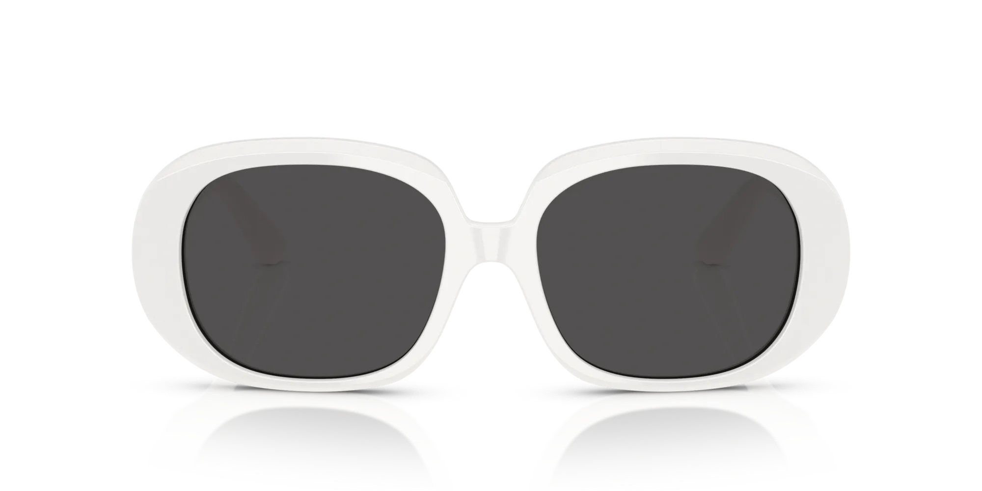Dolce & Gabbana DG4476 331287 Occhiali da sole Acetato Bianco Grigio Rotonda Normale - immagine 3