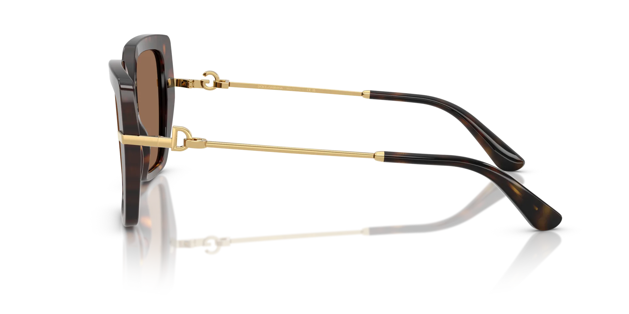 Dolce & Gabbana DG4474 502/73 Occhiali da sole Acetato Tartaruga Marrone Farfalla Normale - immagine 4