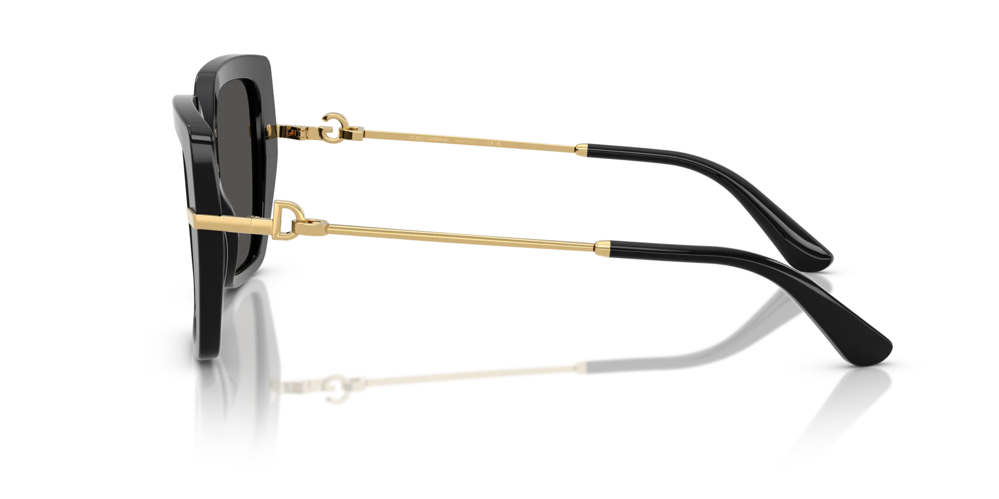 Dolce & Gabbana DG4474 501/87 Occhiali da sole Acetato Nero Grigio Farfalla Normale - immagine 4