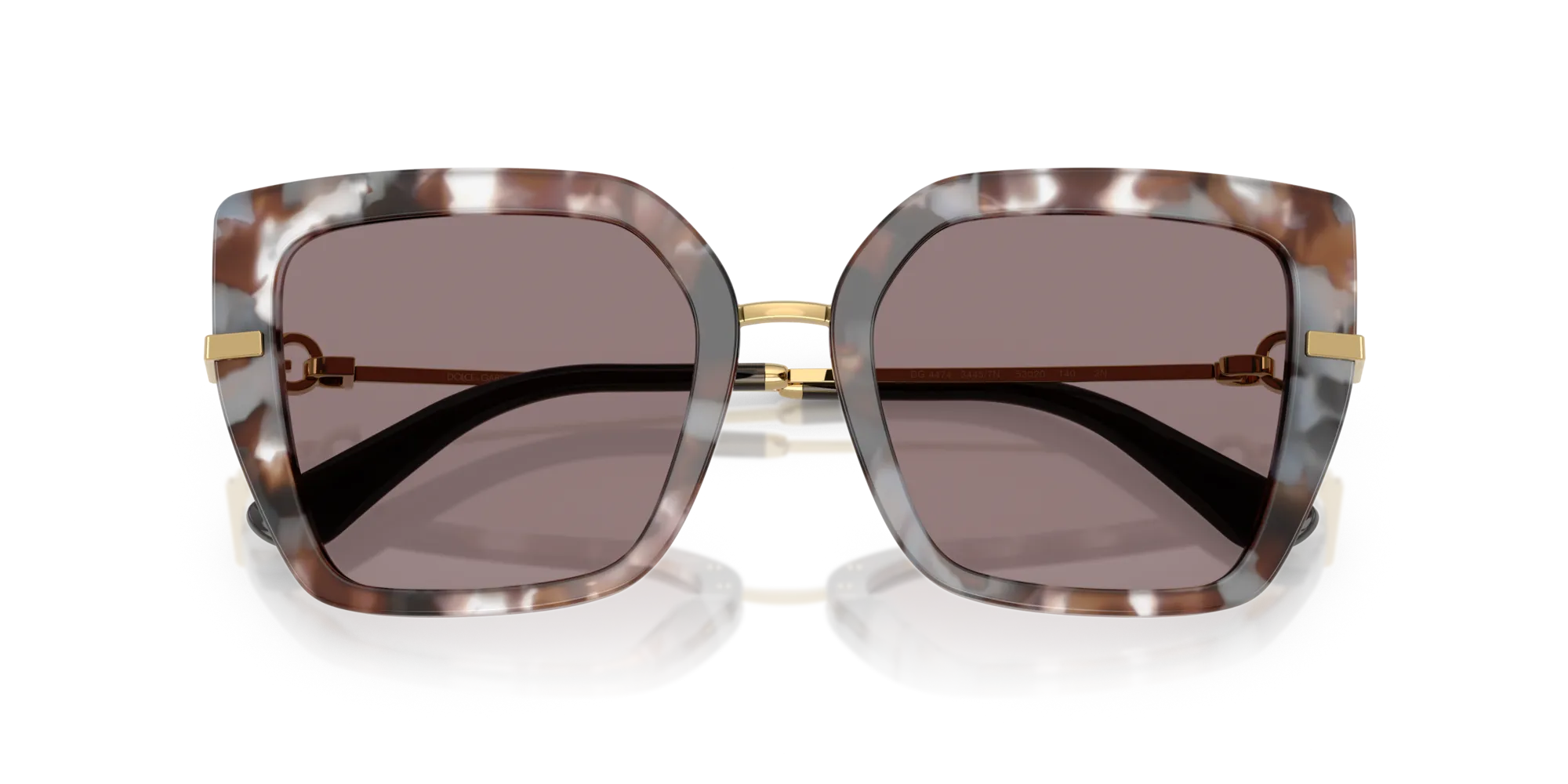 Dolce & Gabbana DG4474 34457N Occhiali da sole Acetato Tartaruga Farfalla Normale - immagine 2