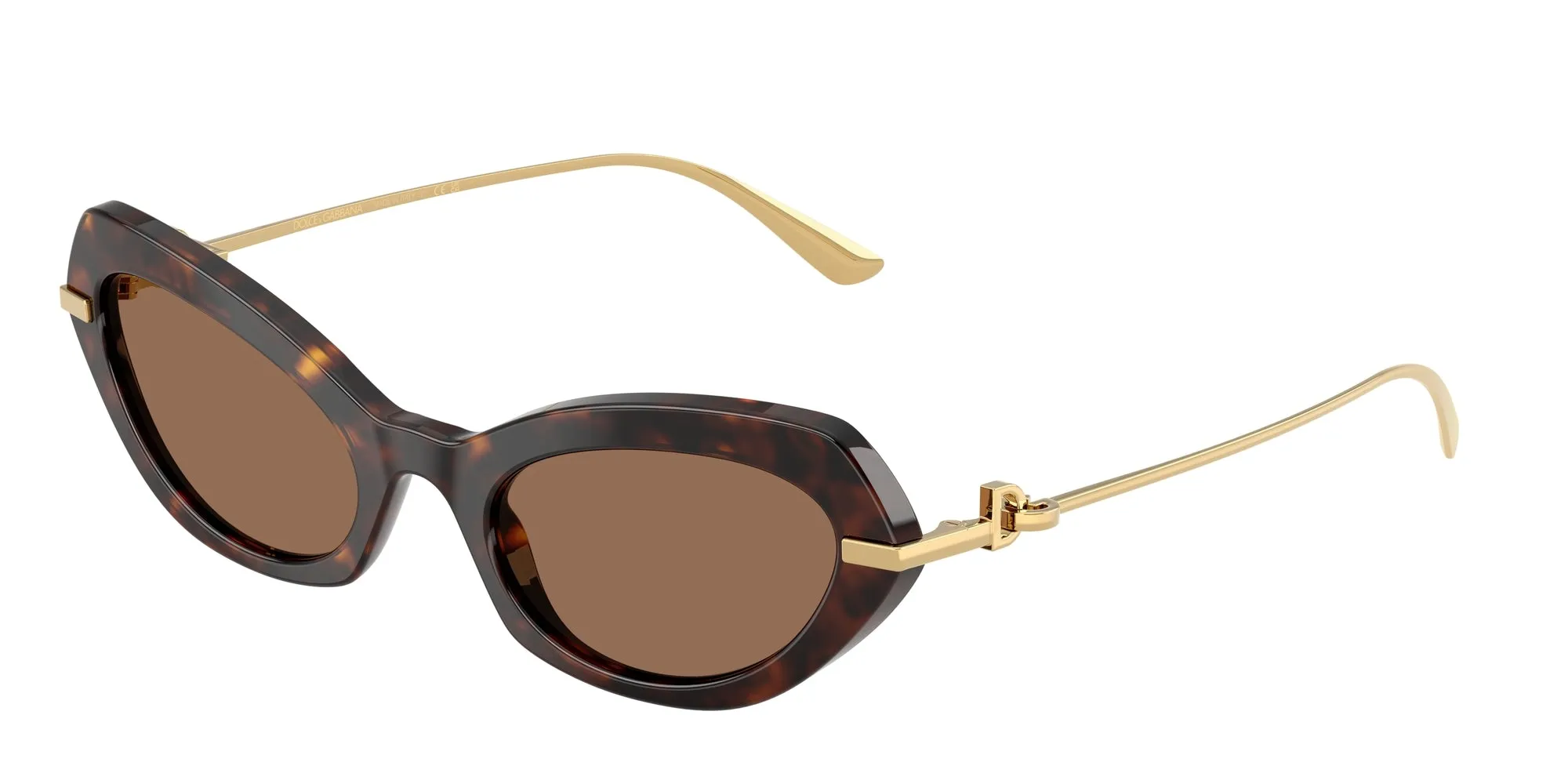 Dolce & Gabbana DG4473 502/73 Occhiali da sole Acetato Tartaruga Marrone Farfalla Normale - immagine 1