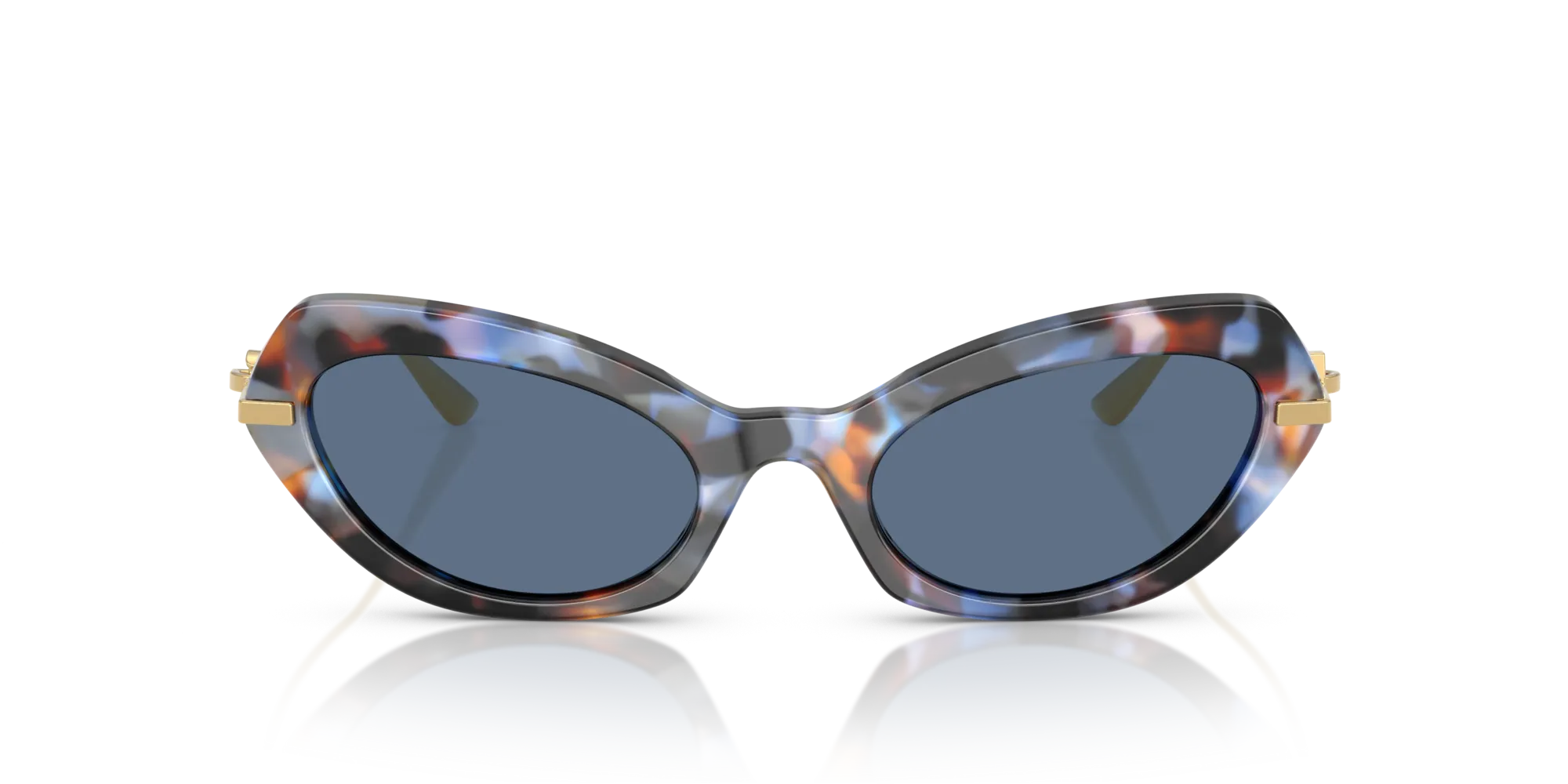 Dolce & Gabbana DG4473 344380 Occhiali da sole Acetato Blu Blu Farfalla Normale - immagine 3