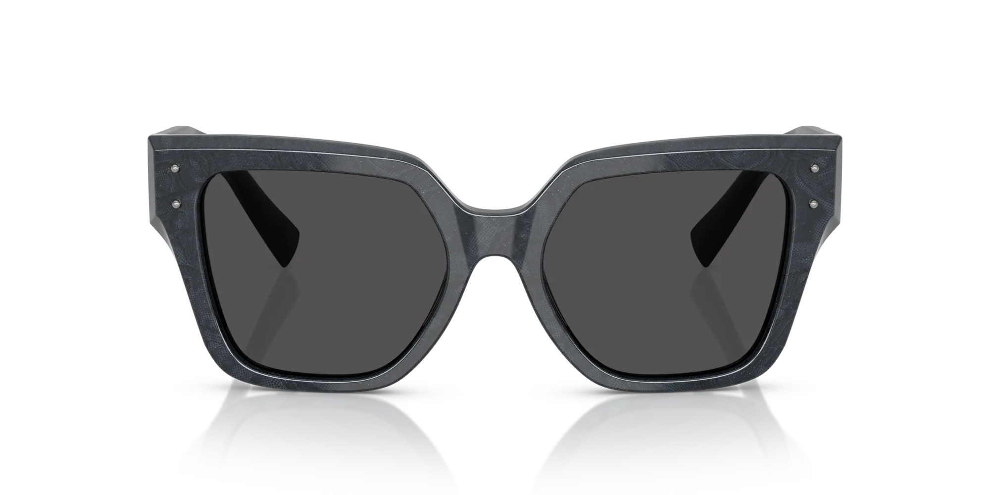 Dolce & Gabbana DG4471 344187 Occhiali da sole Acetato Multi-colore Grigio Squadrata Normale - immagine 3