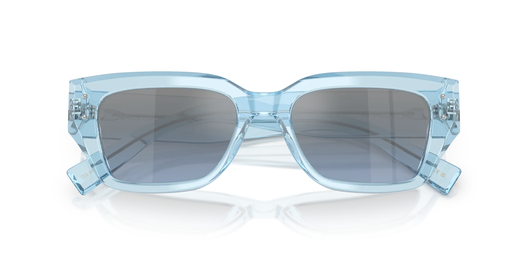 Dolce & Gabbana DG4462 33227C Occhiali da sole Acetato Blu Cat Eye Normale Sfumato - immagine 2