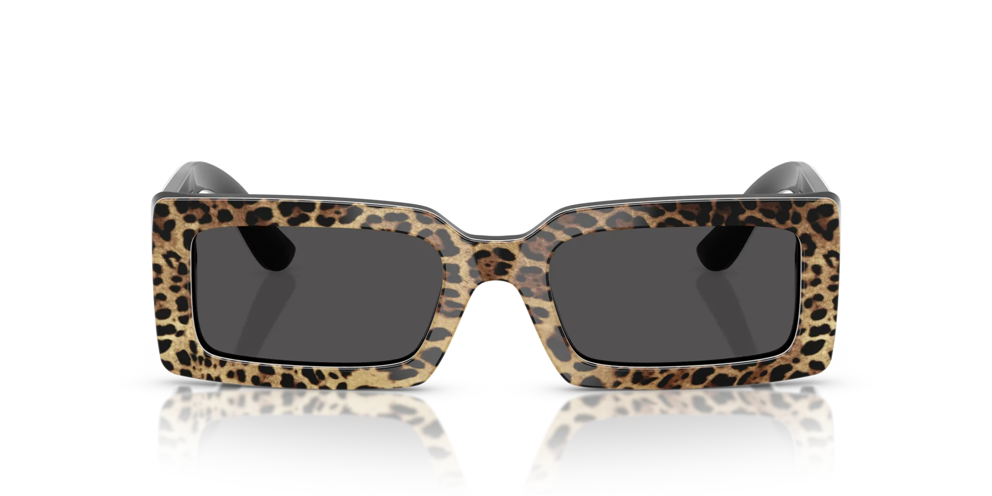 Dolce & Gabbana DG4416 316387 Occhiali da sole Acetato Nero Grigio Squadrata Normale - immagine 3