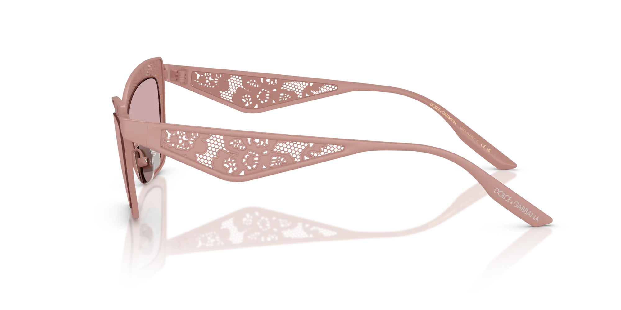 Dolce & Gabbana DG2311 13651T Occhiali da sole Acciaio Cat Eye Specchiate - immagine 4