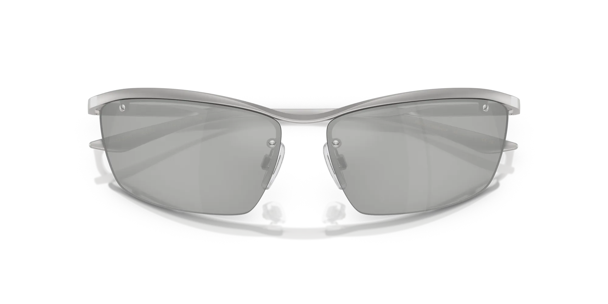 Dolce & Gabbana DG2307 13648V Occhiali da sole Metallo Argento Squadrata Specchiate - immagine 2