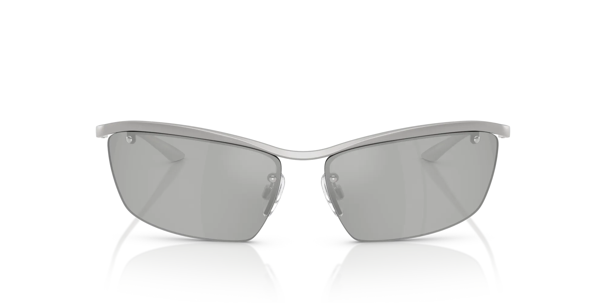 Dolce & Gabbana DG2307 13648V Occhiali da sole Metallo Argento Squadrata Specchiate - immagine 3