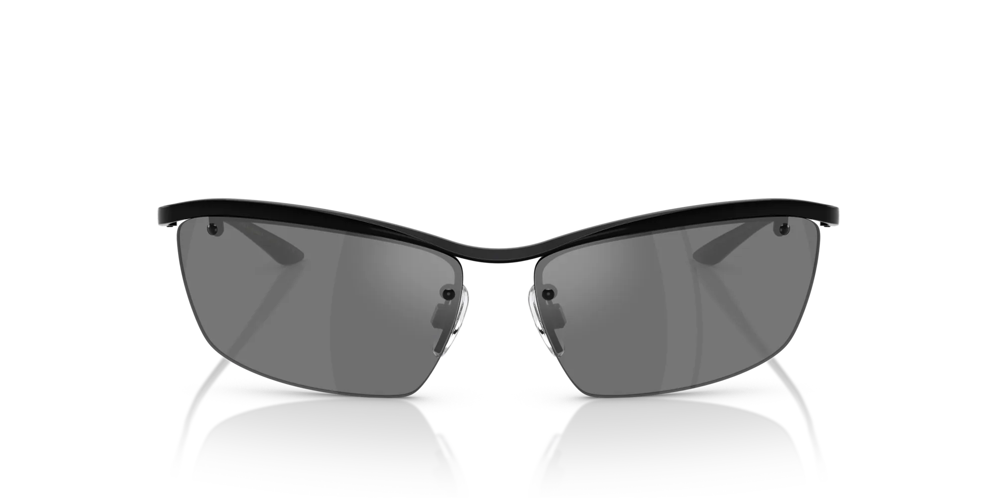 Dolce & Gabbana DG2307 01/6G Occhiali da sole Metallo Nero Grigio Squadrata Specchiate - immagine 3