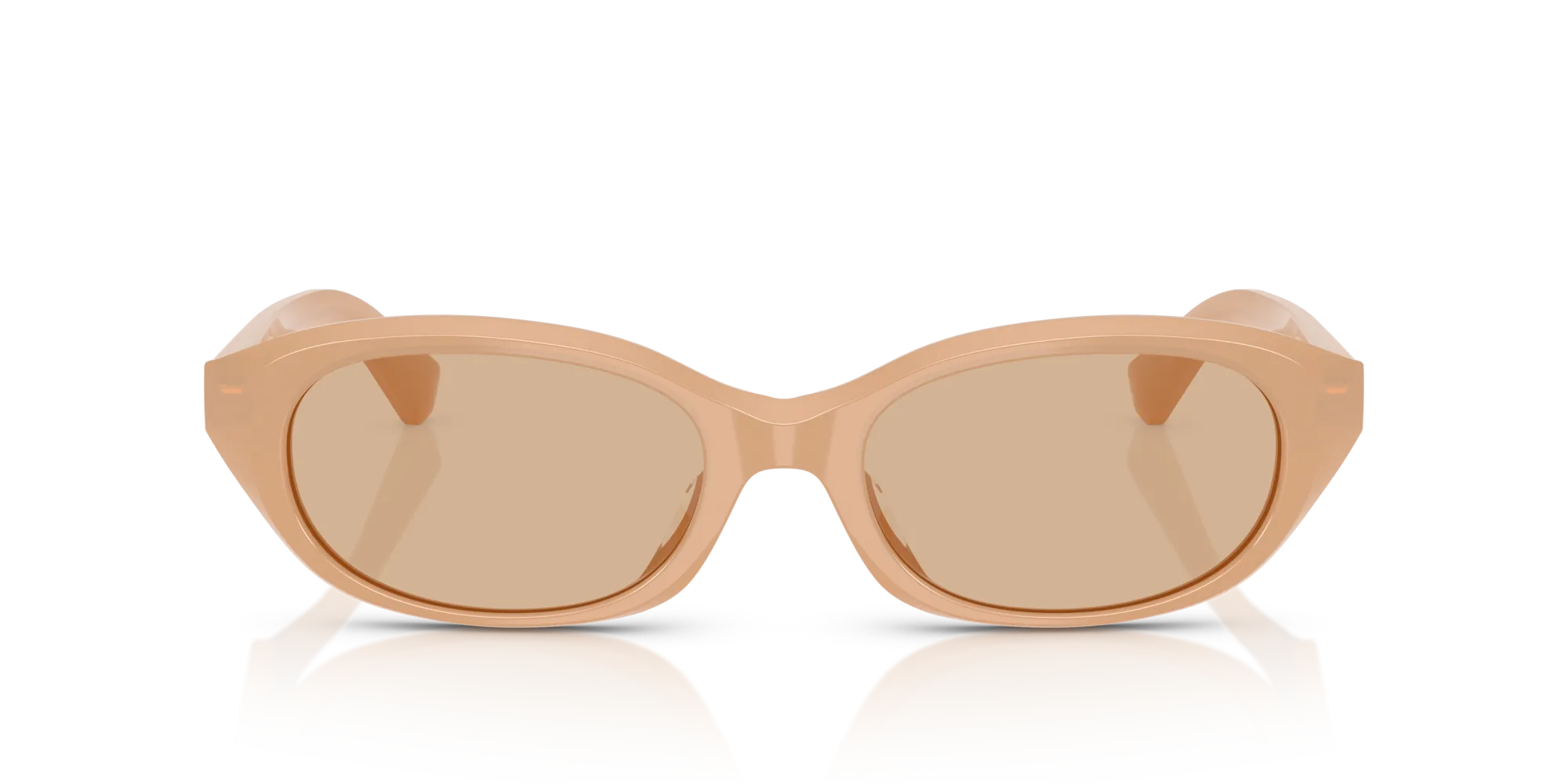 Burberry BE4447D 415073 Occhiali da sole Acetato Beige Marrone Rotonda Normale - immagine 3