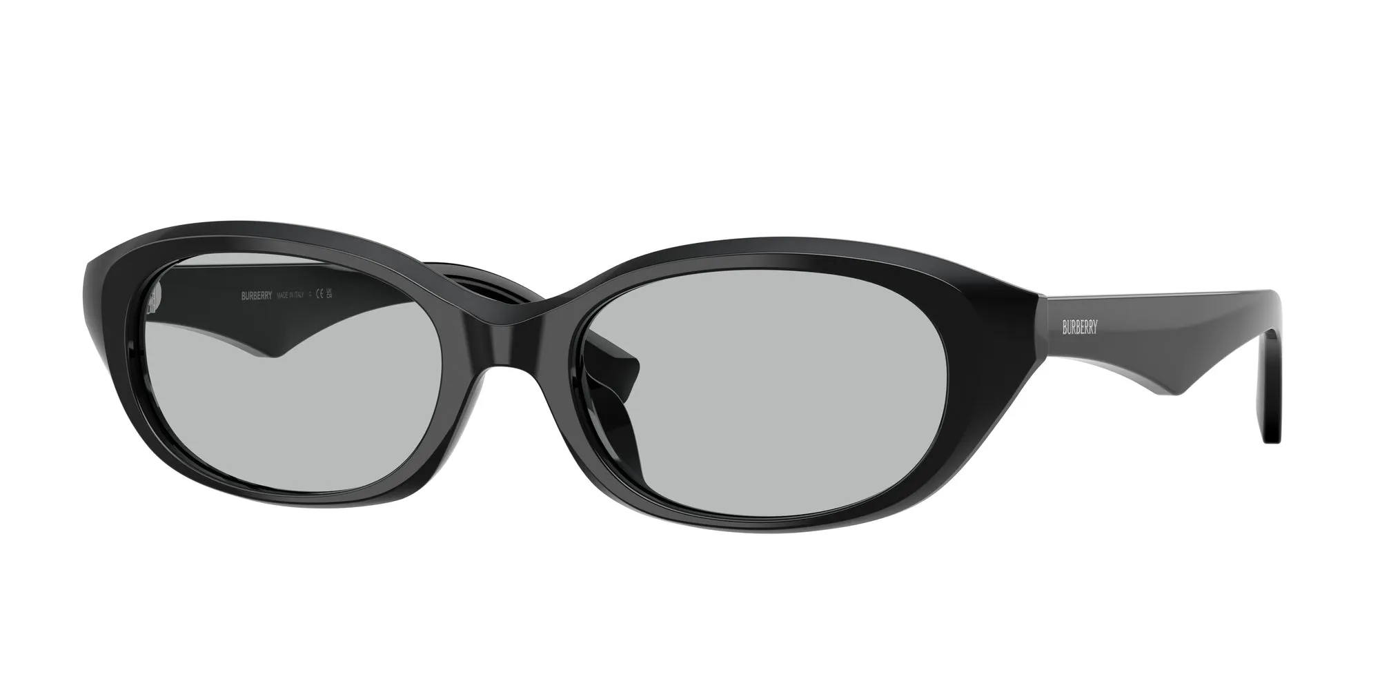 Burberry BE4447D 300187 Occhiali da sole Acetato Nero Grigio Rotonda Normale - immagine 1