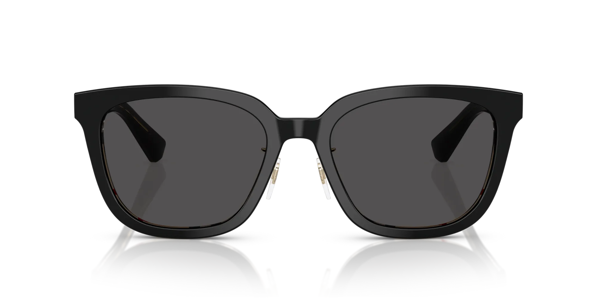 Burberry BE4446D 412187 Occhiali da sole Acetato Nero Grigio Squadrata Normale - immagine 3