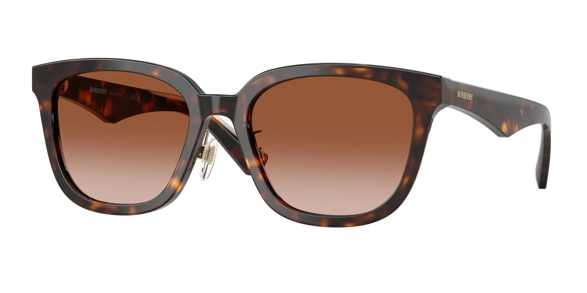 Burberry BE4446D 300213 Occhiali da sole Acetato Marrone Marrone Squadrata Normale Sfumato - immagine 1