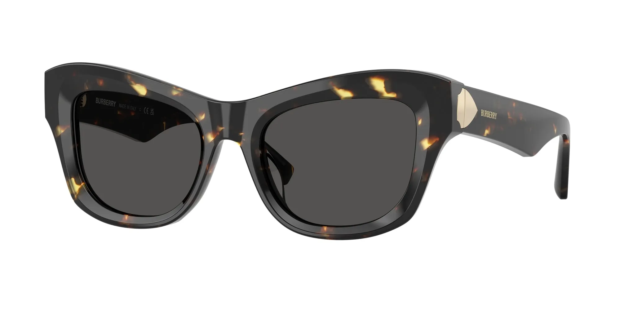 Burberry BE4442U 410687 Occhiali da sole Acetato Tartaruga Grigio Cat Eye Normale - immagine 1