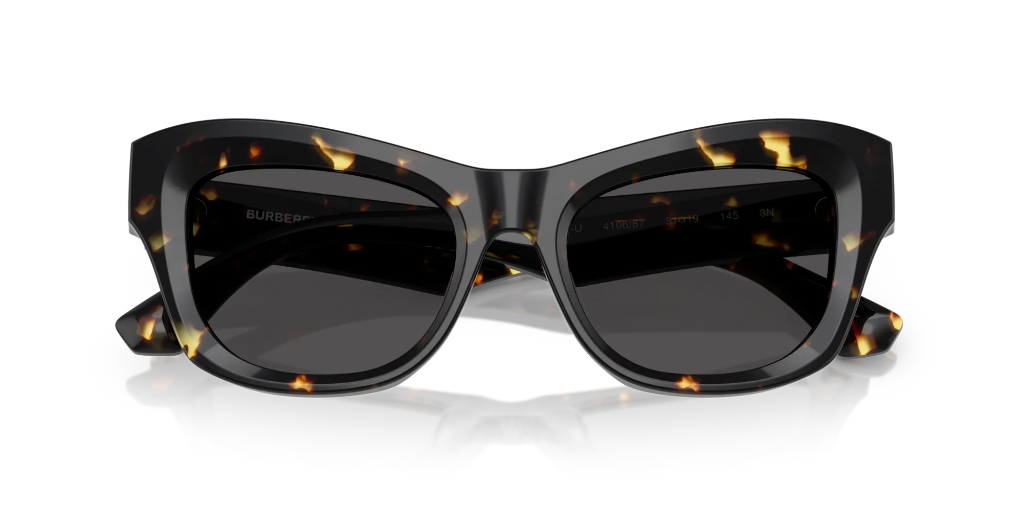 Burberry BE4442U 410687 Occhiali da sole Acetato Tartaruga Grigio Cat Eye Normale - immagine 2