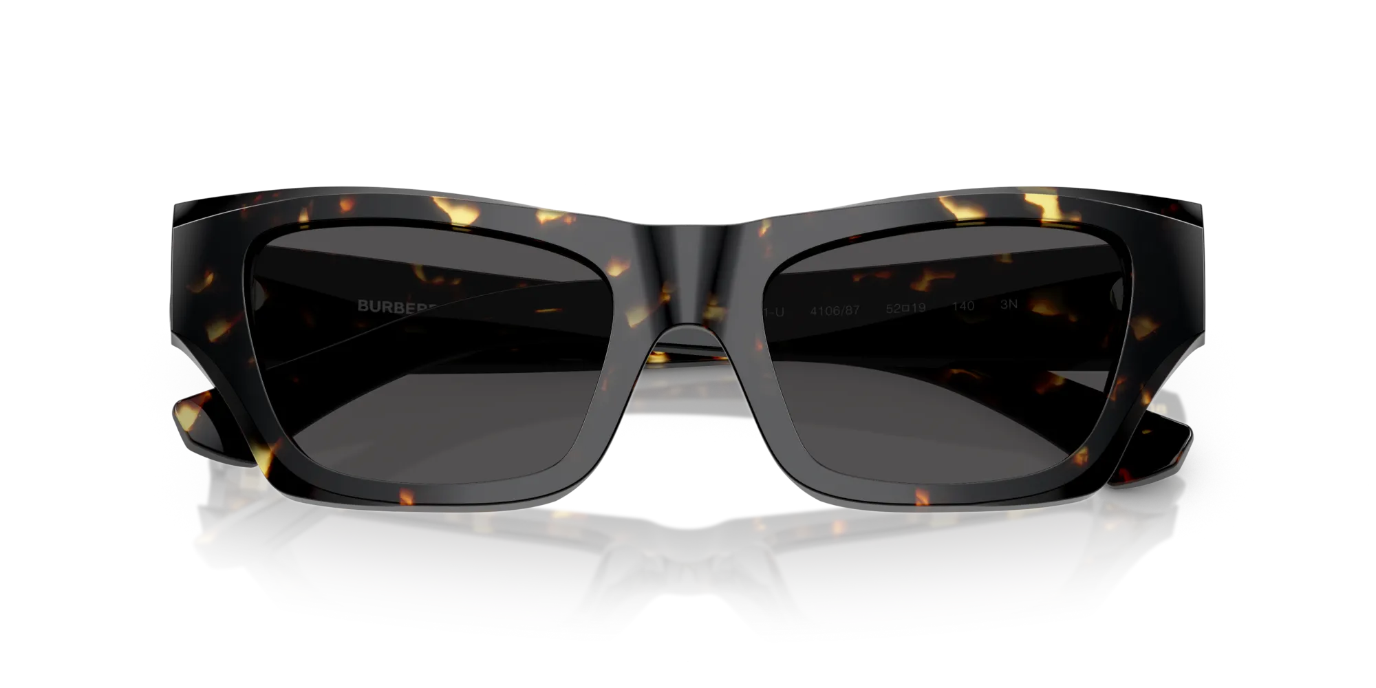 Burberry BE4441U 410687 Occhiali da sole Acetato Tartaruga Grigio Cat Eye Normale - immagine 2