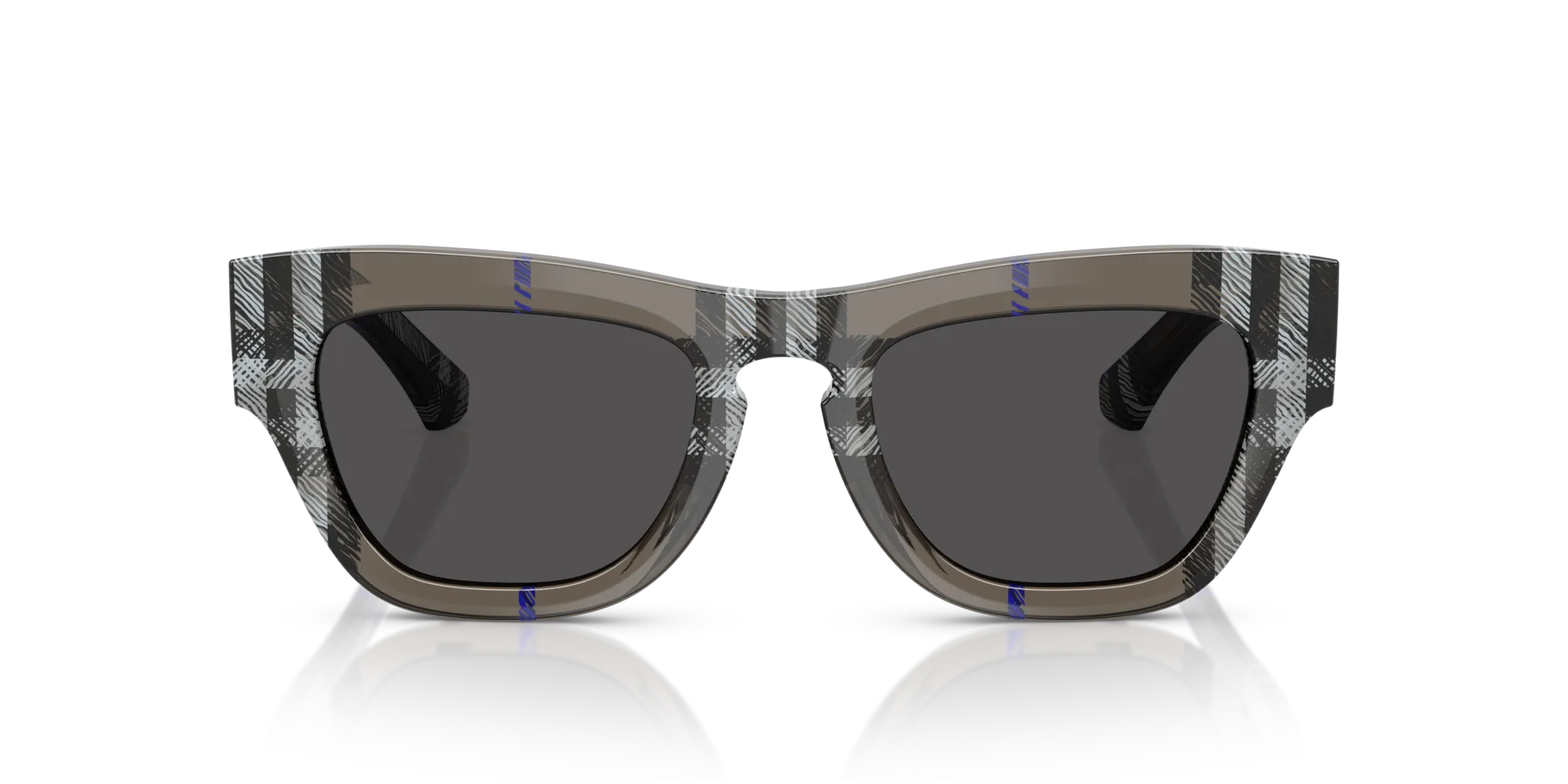 Burberry BE4440U 414787 Occhiali da sole Acetato Grigio Grigio Geometrica Normale - immagine 3