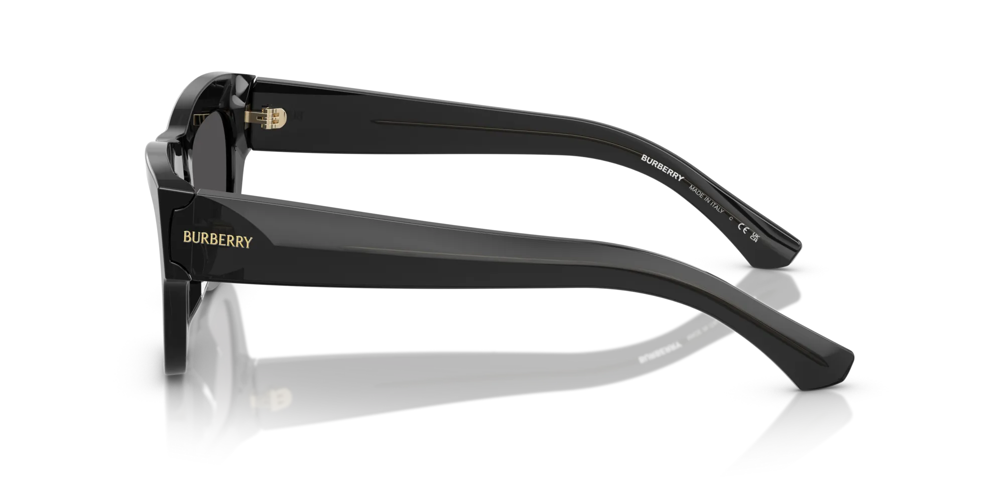 Burberry BE4440U 411287 Occhiali da sole Acetato Grigio Grigio Geometrica Normale - immagine 4