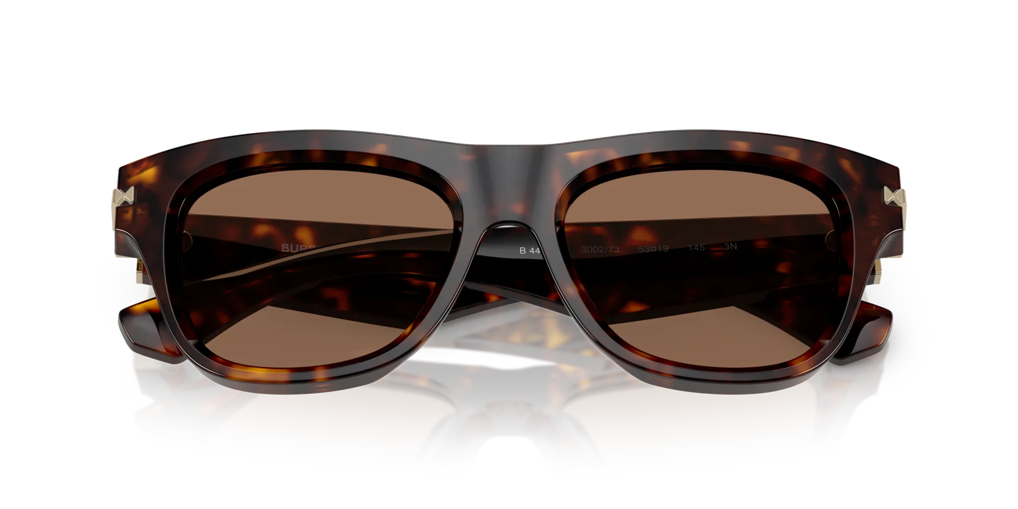 Burberry BE4438U 300273 Occhiali da sole Acetato Marrone Marrone Squadrata Normale - immagine 2