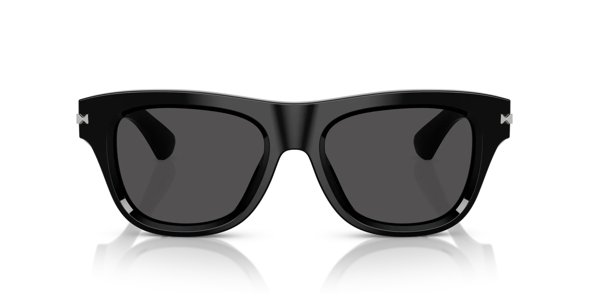 Burberry BE4438U 300187 Occhiali da sole Acetato Nero Grigio Squadrata Normale - immagine 3