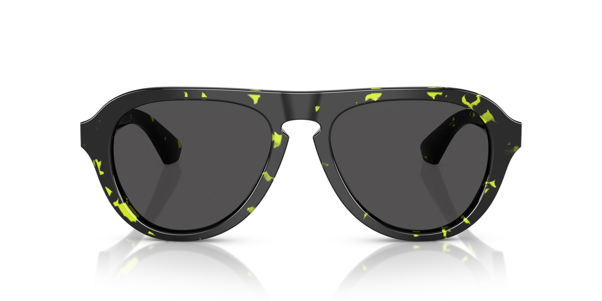 Burberry BE4437U 412487 Occhiali da sole Acetato Verde Grigio Pilot Normale - immagine 3
