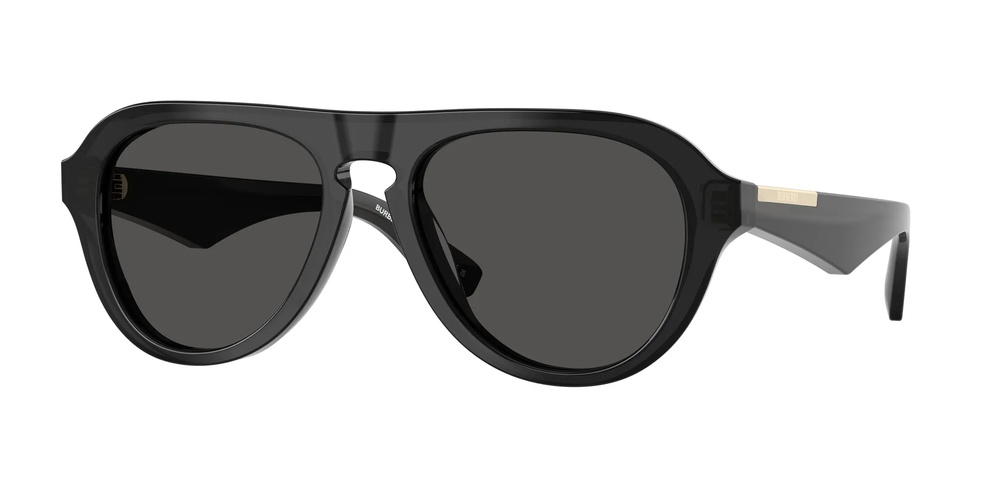 Burberry BE4437U 411287 Occhiali da sole Acetato Grigio Grigio Pilot Normale - immagine 1