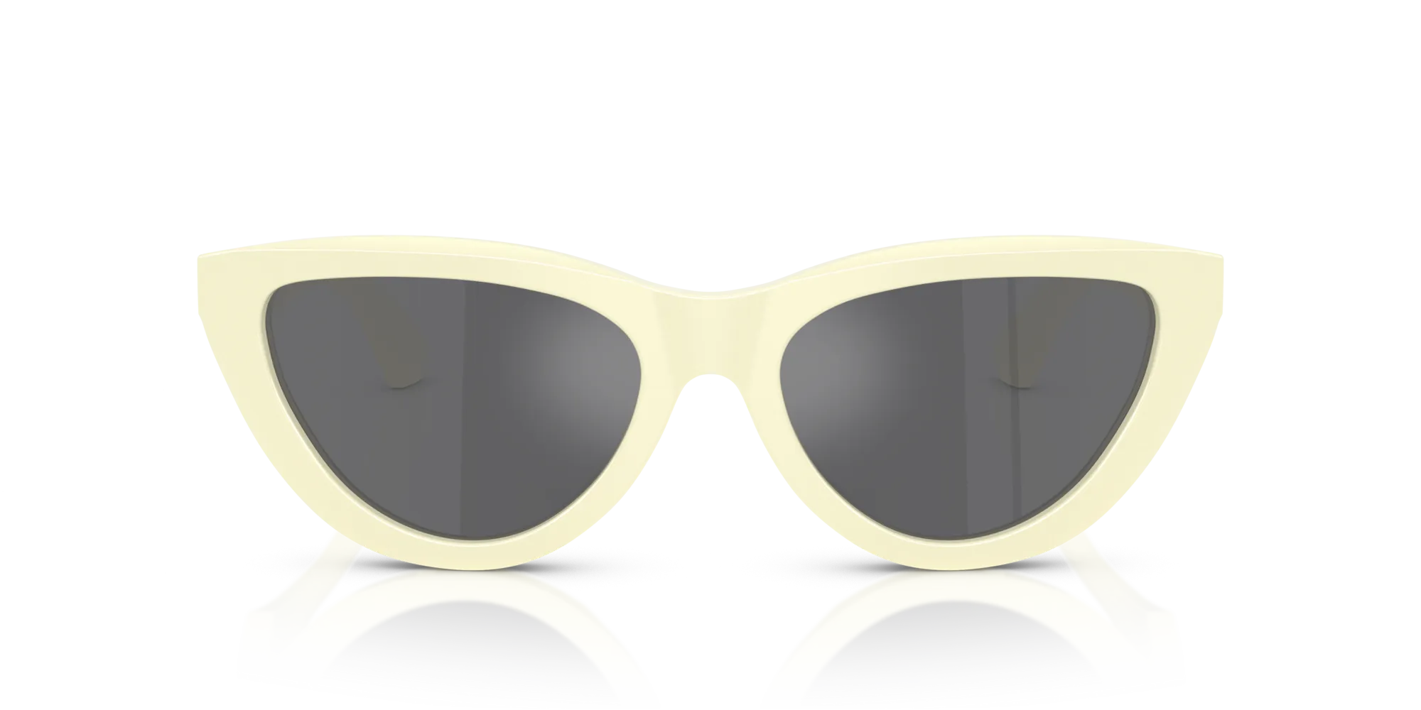 Burberry BE4436U 41456G Occhiali da sole Acetato Giallo Grigio Cat Eye Specchiate - immagine 3