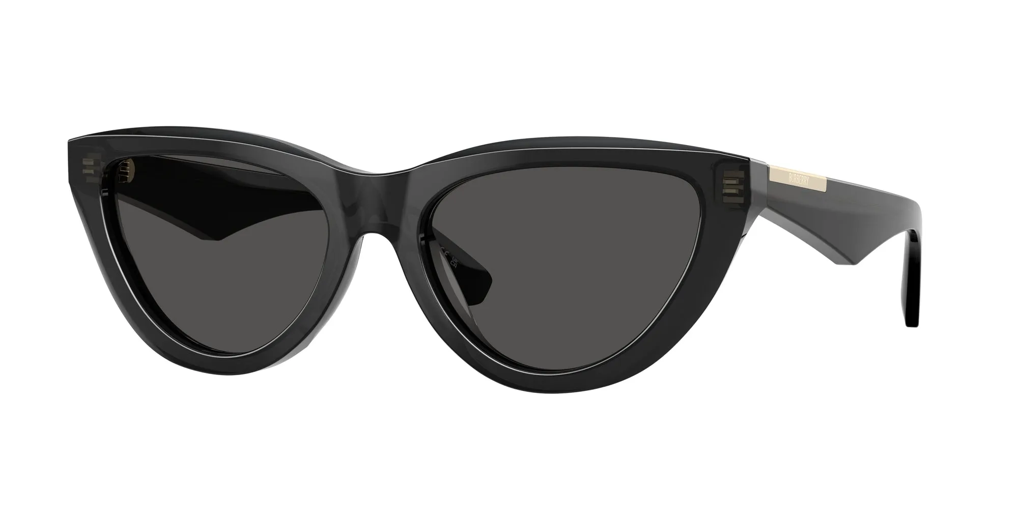 Burberry BE4436U 411287 Occhiali da sole Acetato Grigio Grigio Cat Eye Normale - immagine 1