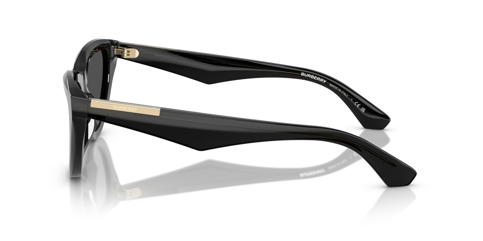 Burberry BE4436U 411287 Occhiali da sole Acetato Grigio Grigio Cat Eye Normale - immagine 4